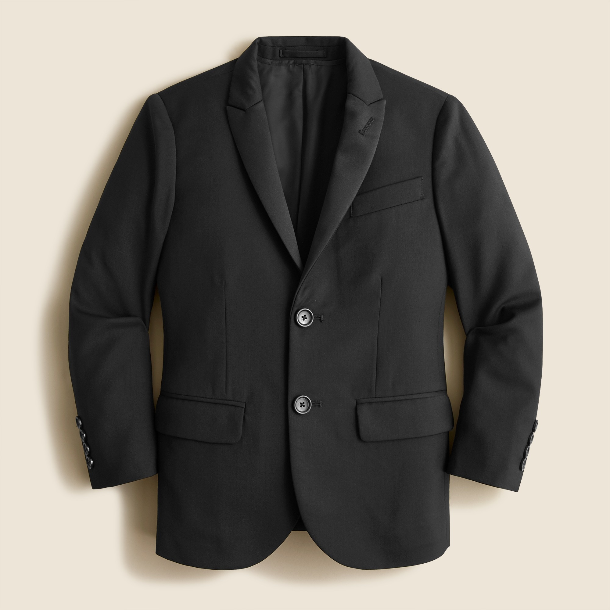 boys Boys' Ludlow peak-lapel tuxedo jacket in Italian wool