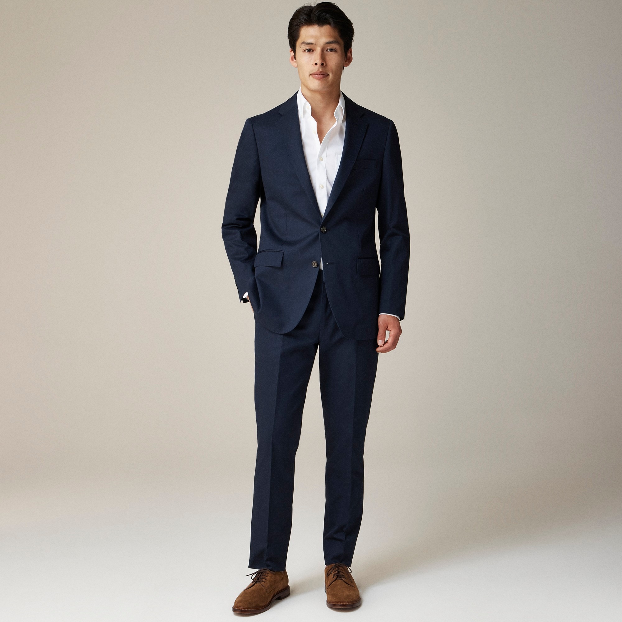 mens Ludlow Slim-fit suit jacket in Italian chino