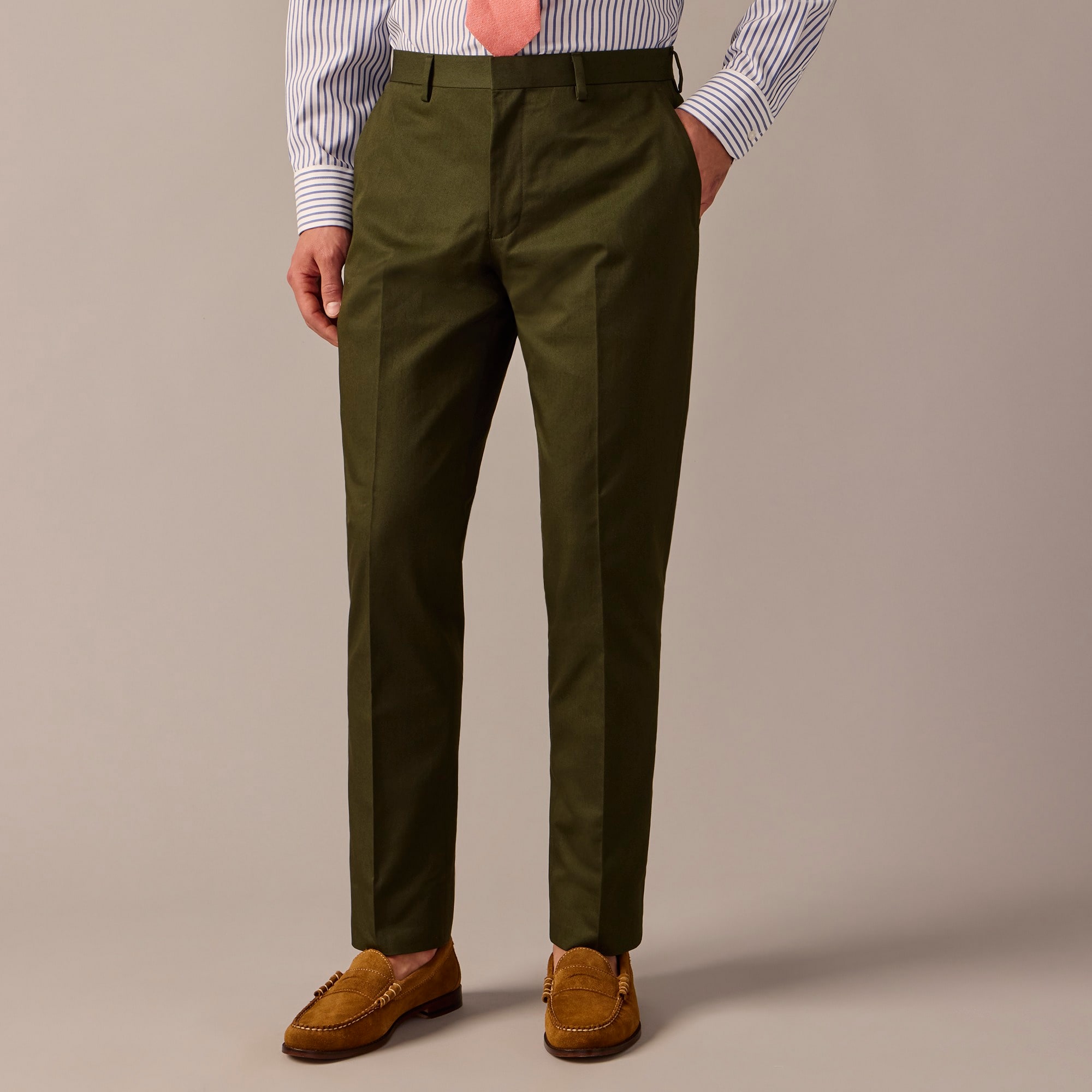 mens Ludlow Slim-fit suit pant in Italian chino