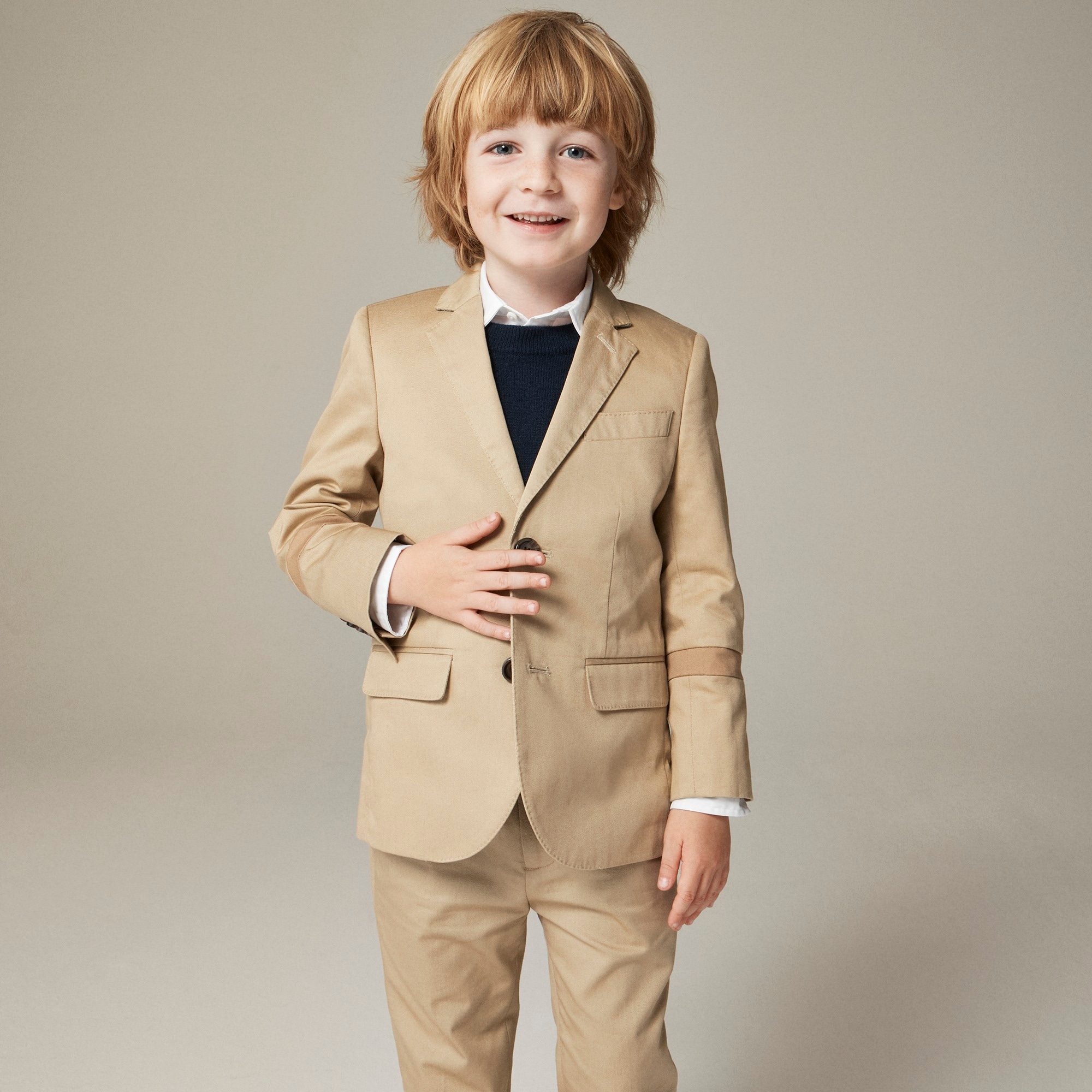 boys Boys' Ludlow suit jacket in Italian chino