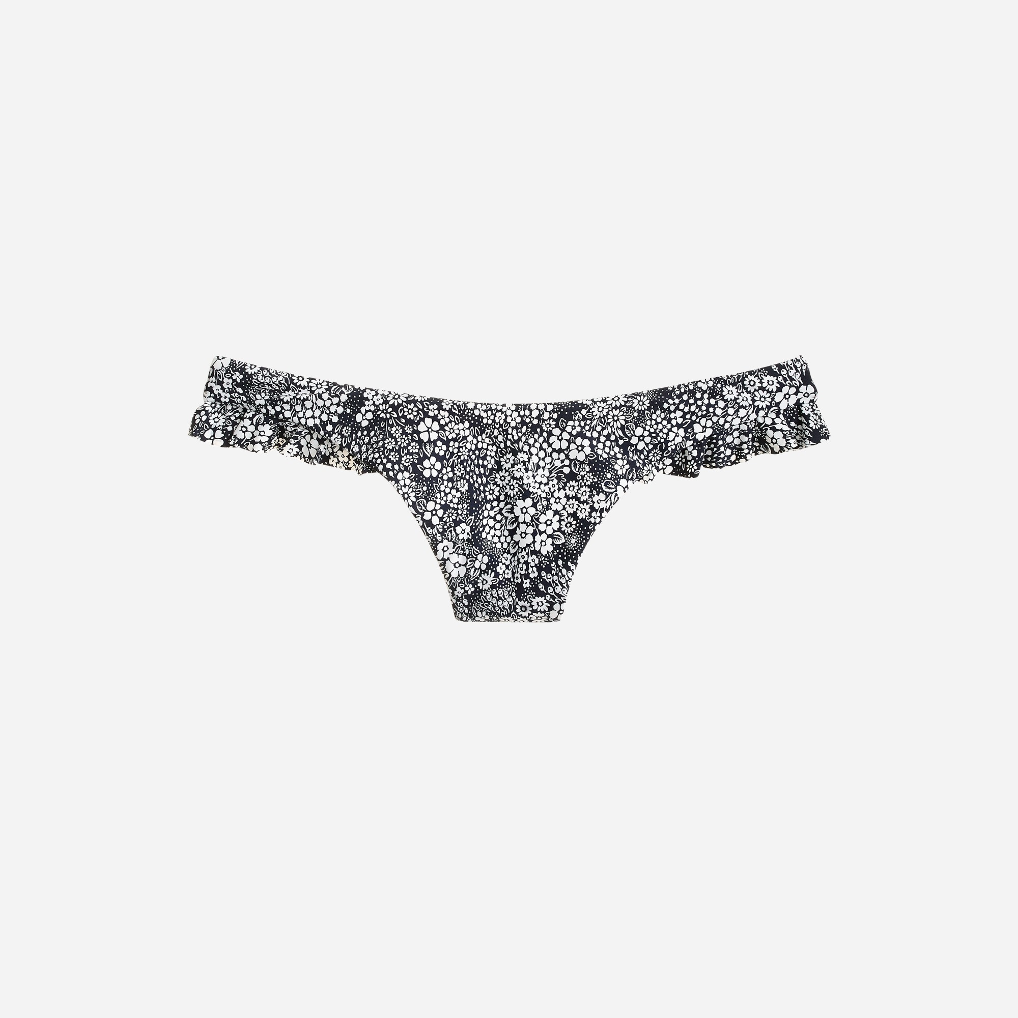  Ruffle bikini bottom in valley floral