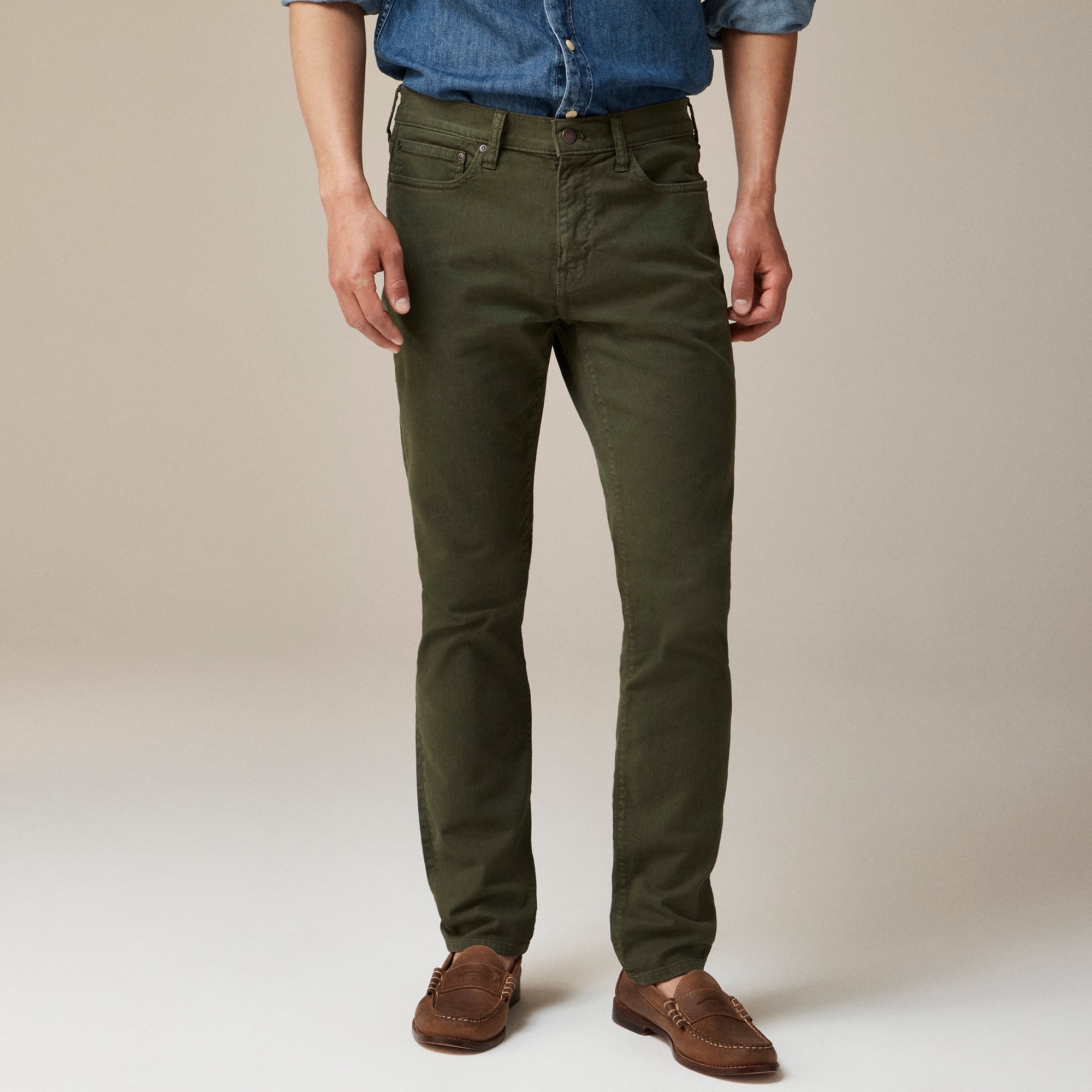 mens 484 Slim-fit garment-dyed five-pocket pant