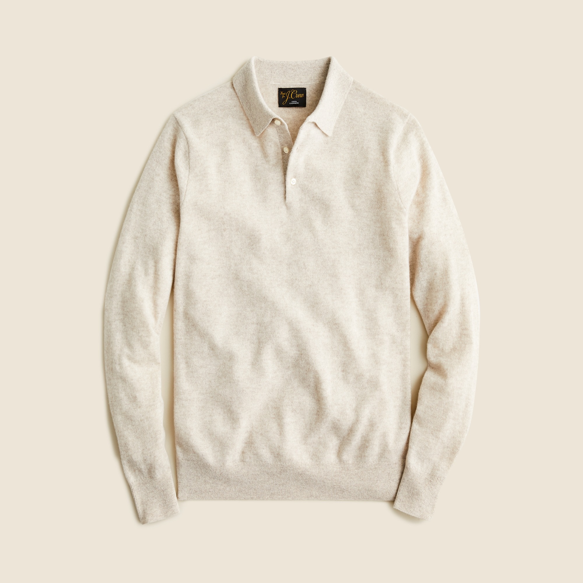 mens Cashmere collared sweater-polo