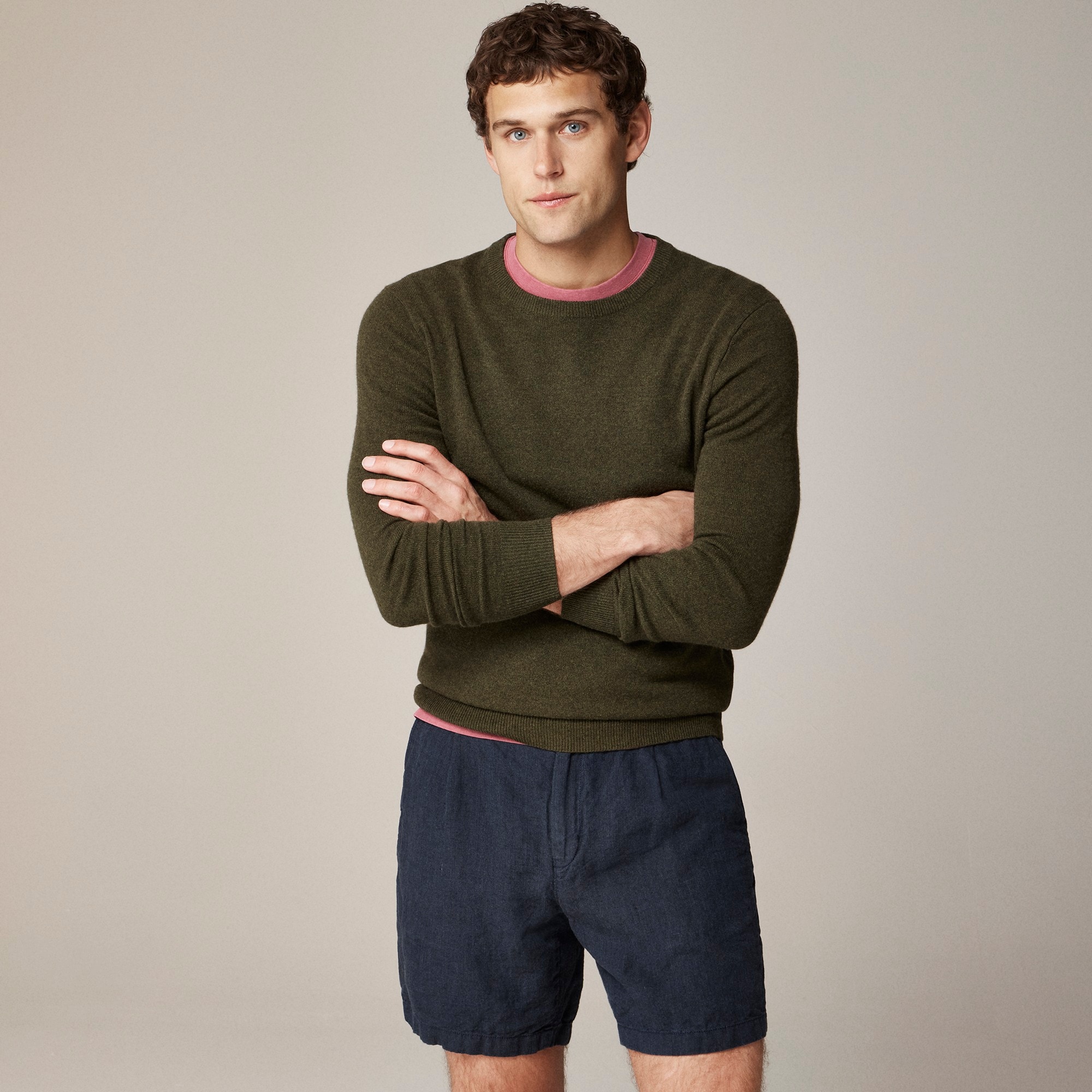 mens Cashmere crewneck sweater