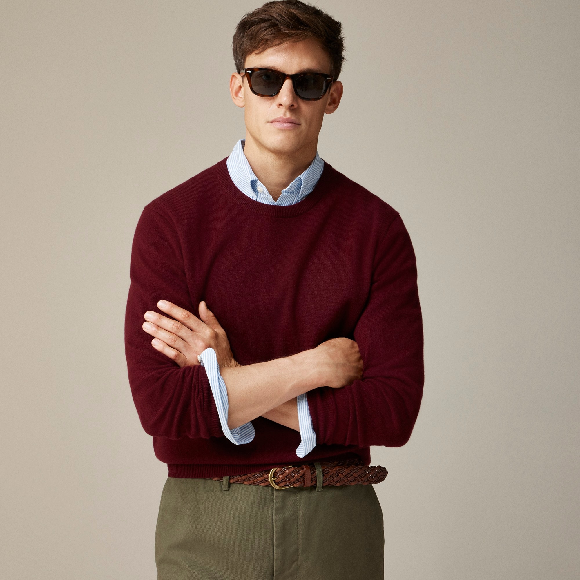 mens Cashmere crewneck sweater