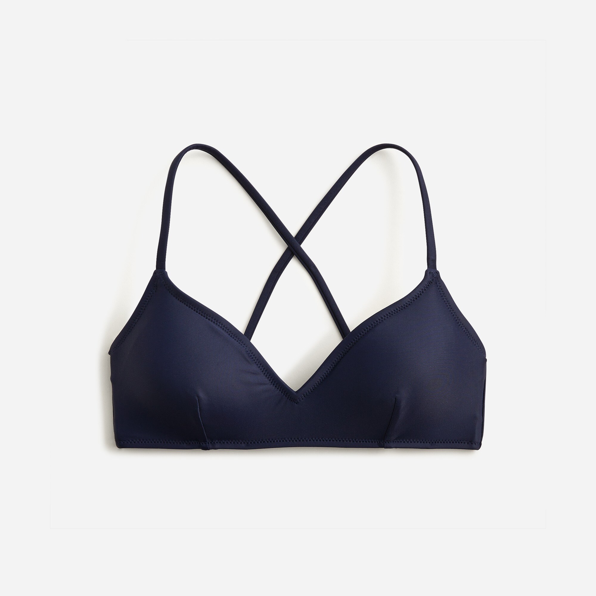  Cross-back french bikini top