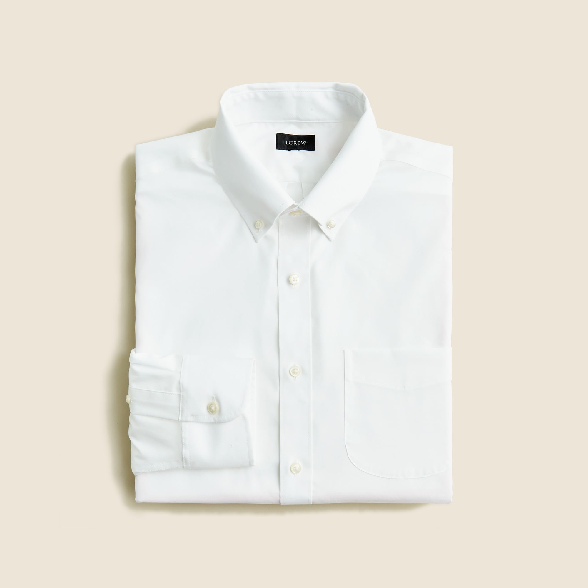 mens Bowery wrinkle-free dress shirt with button-down collar