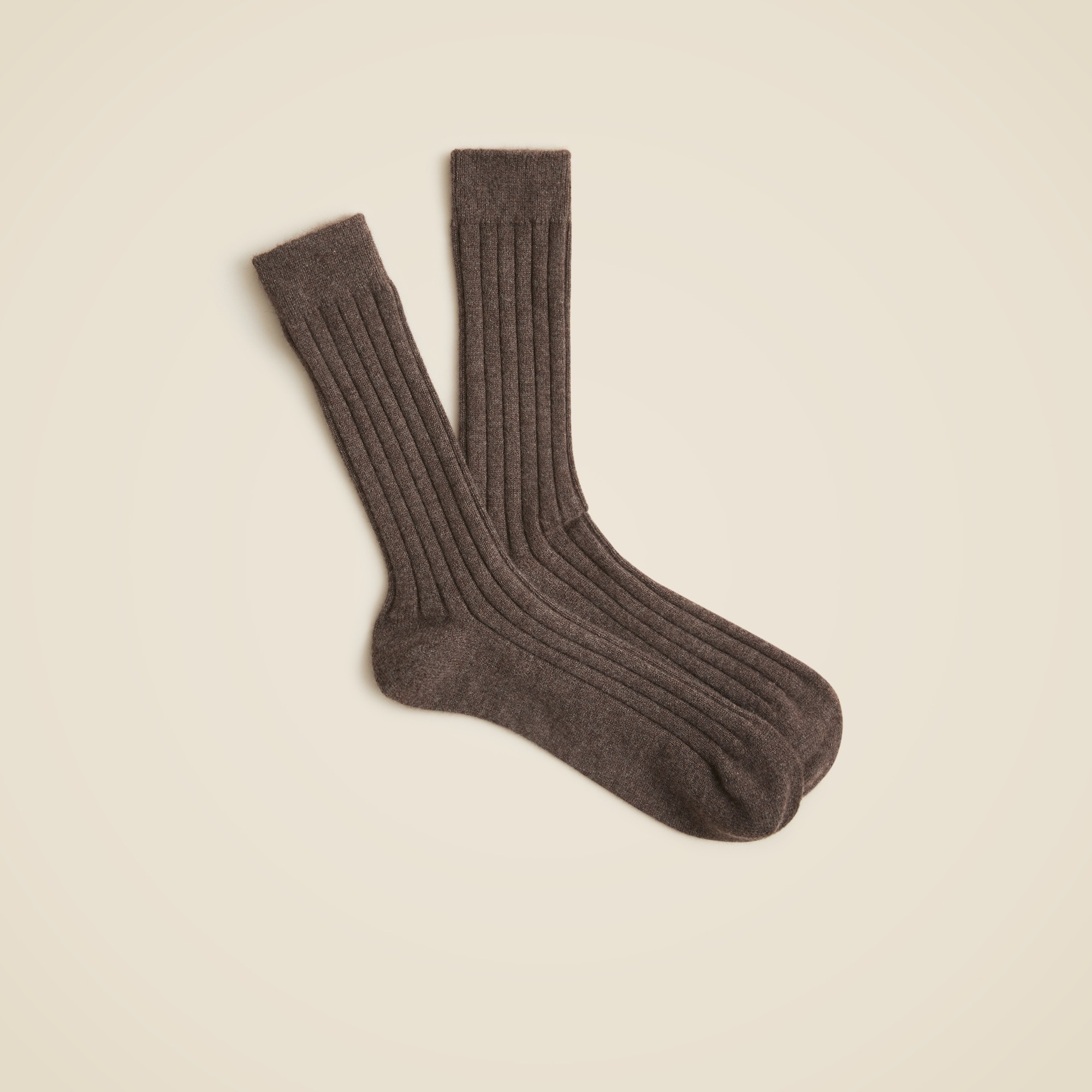 mens Ribbed cashmere-blend socks