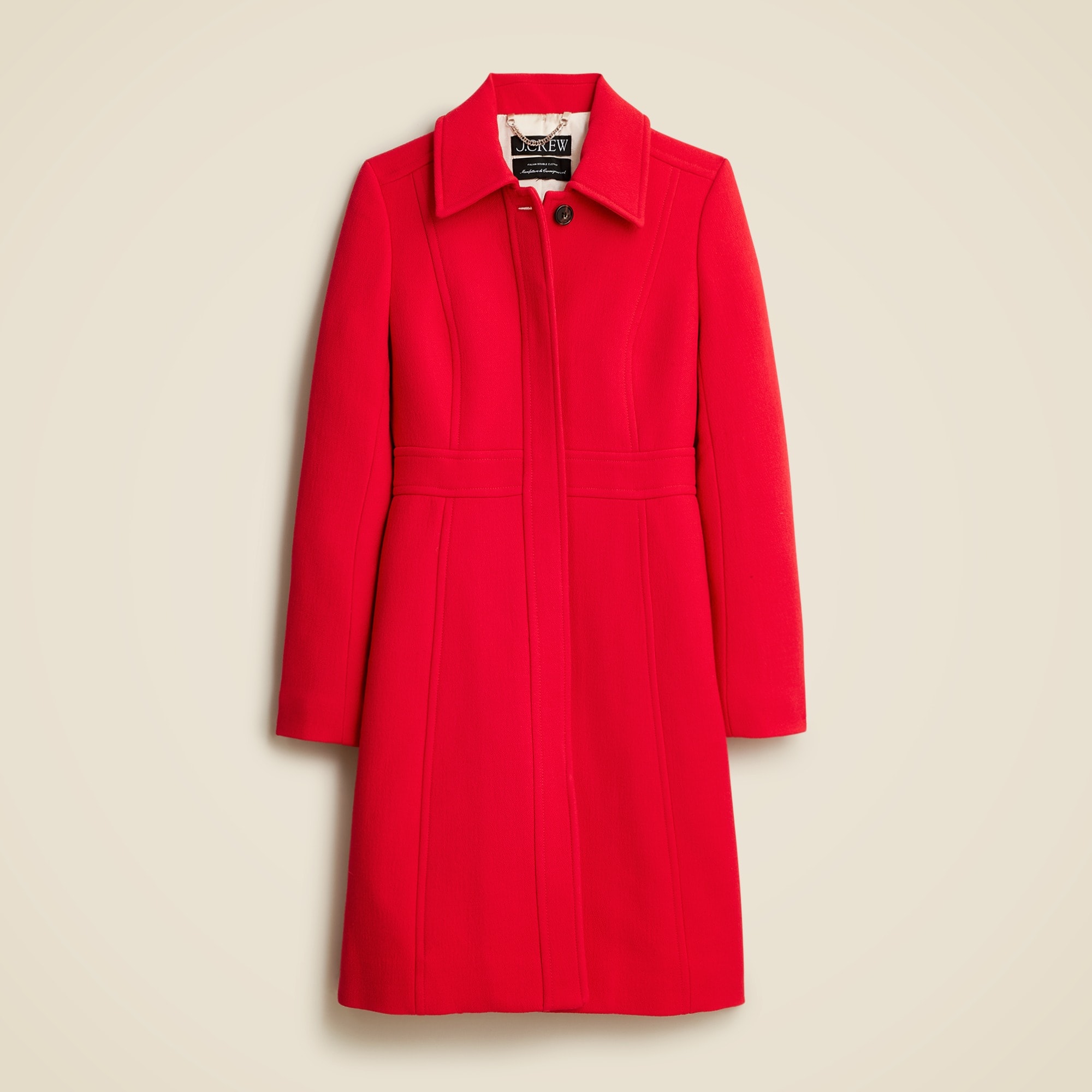  New lady day topcoat in Italian double-cloth wool blend