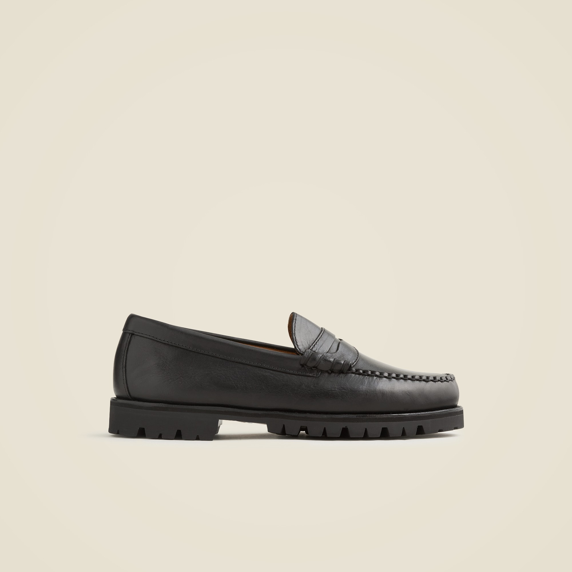 Camden lug-sole loafers in English leather