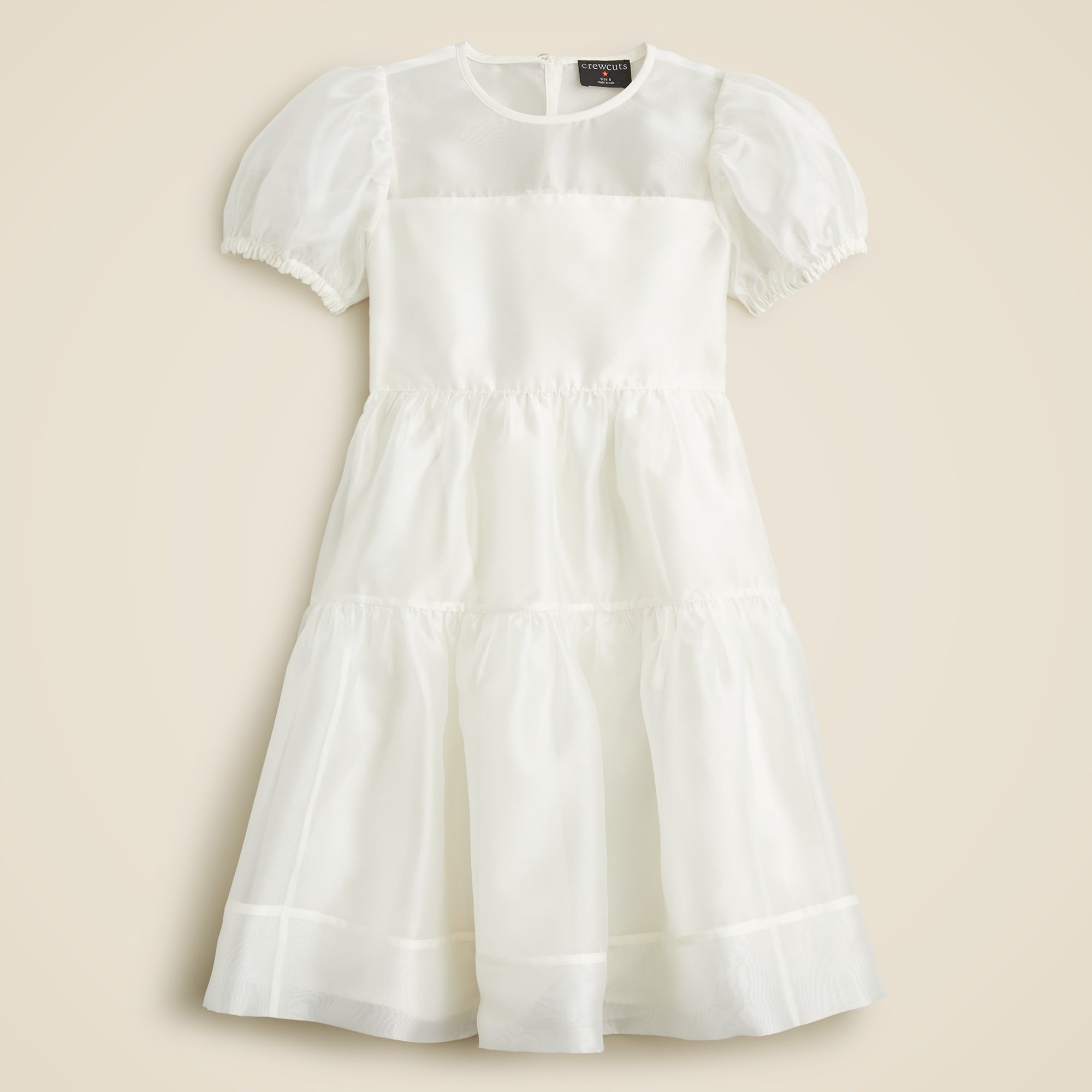  Girls&apos; organza tiered dress