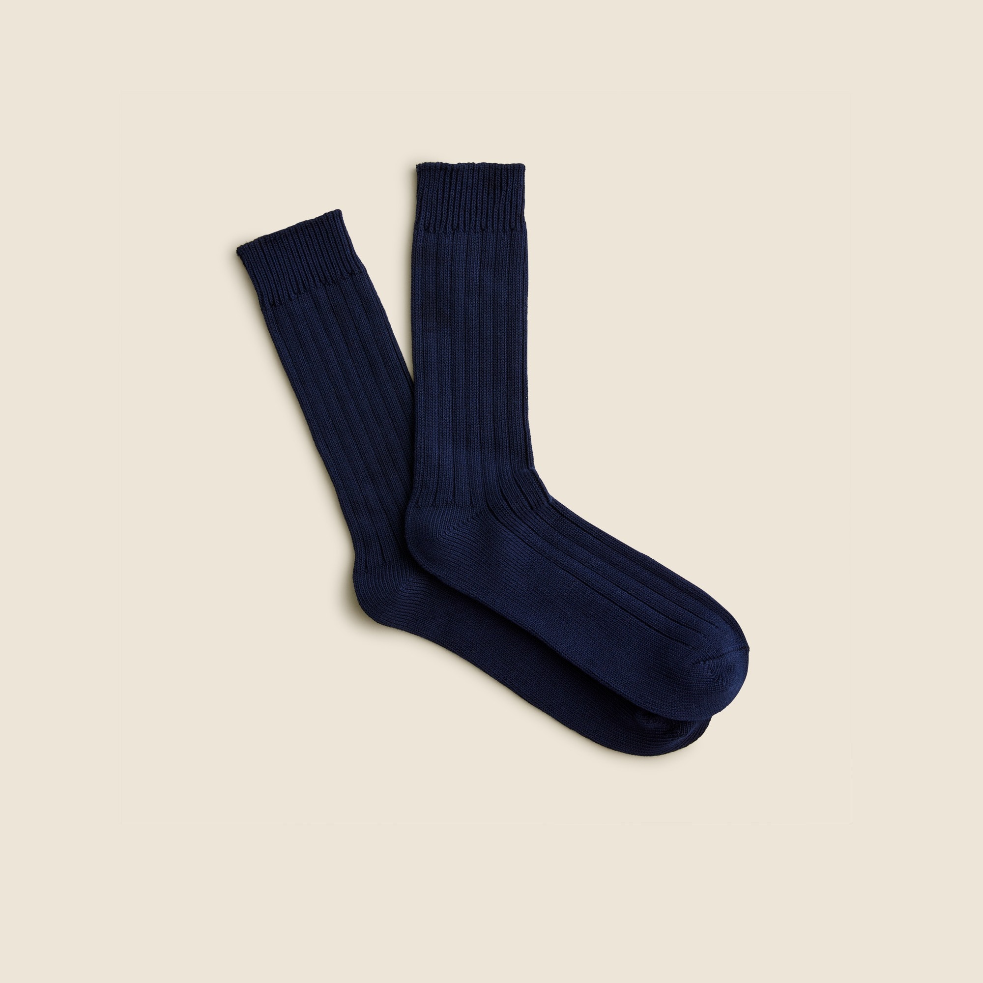 mens Ribbed cotton-blend socks