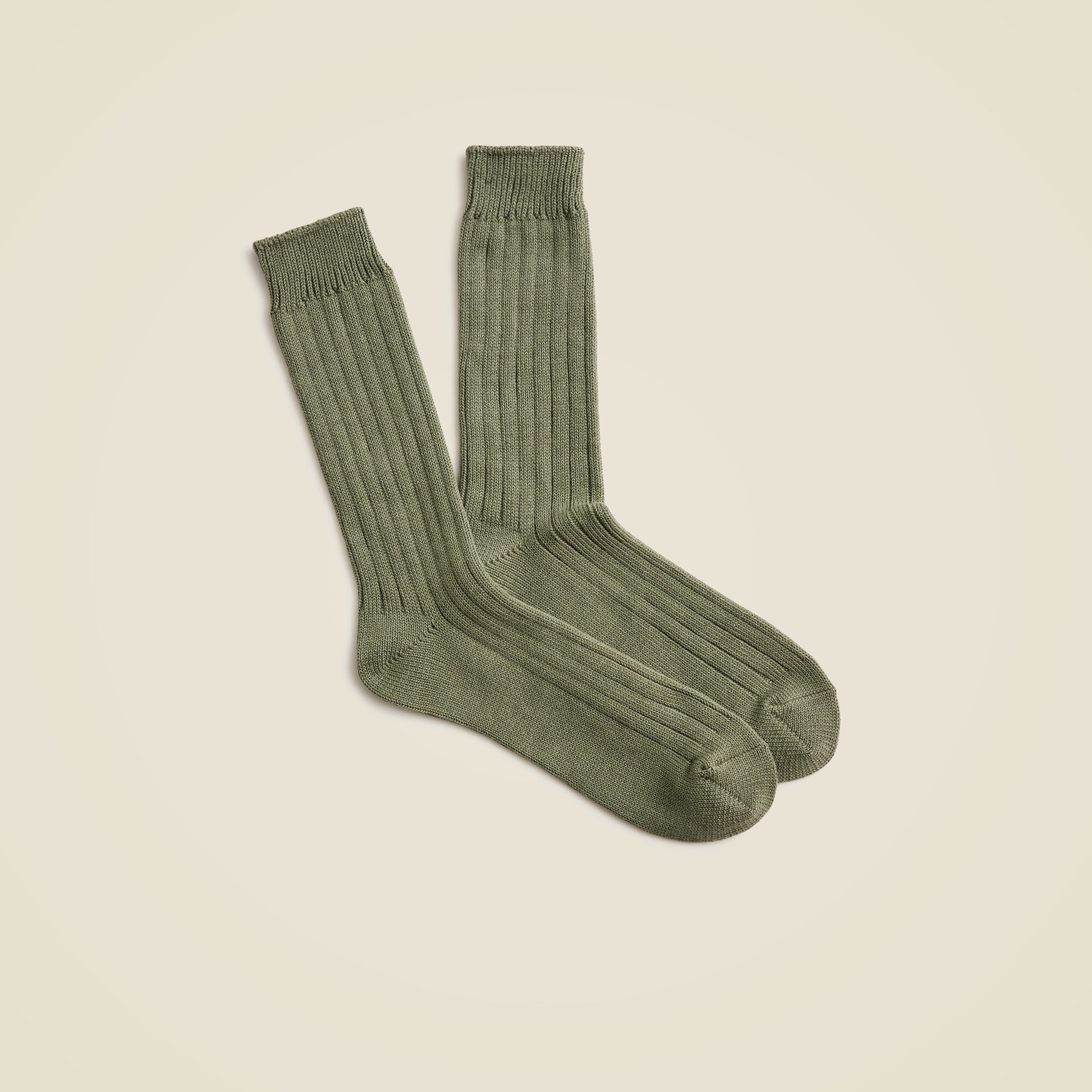 mens Ribbed cotton-blend socks