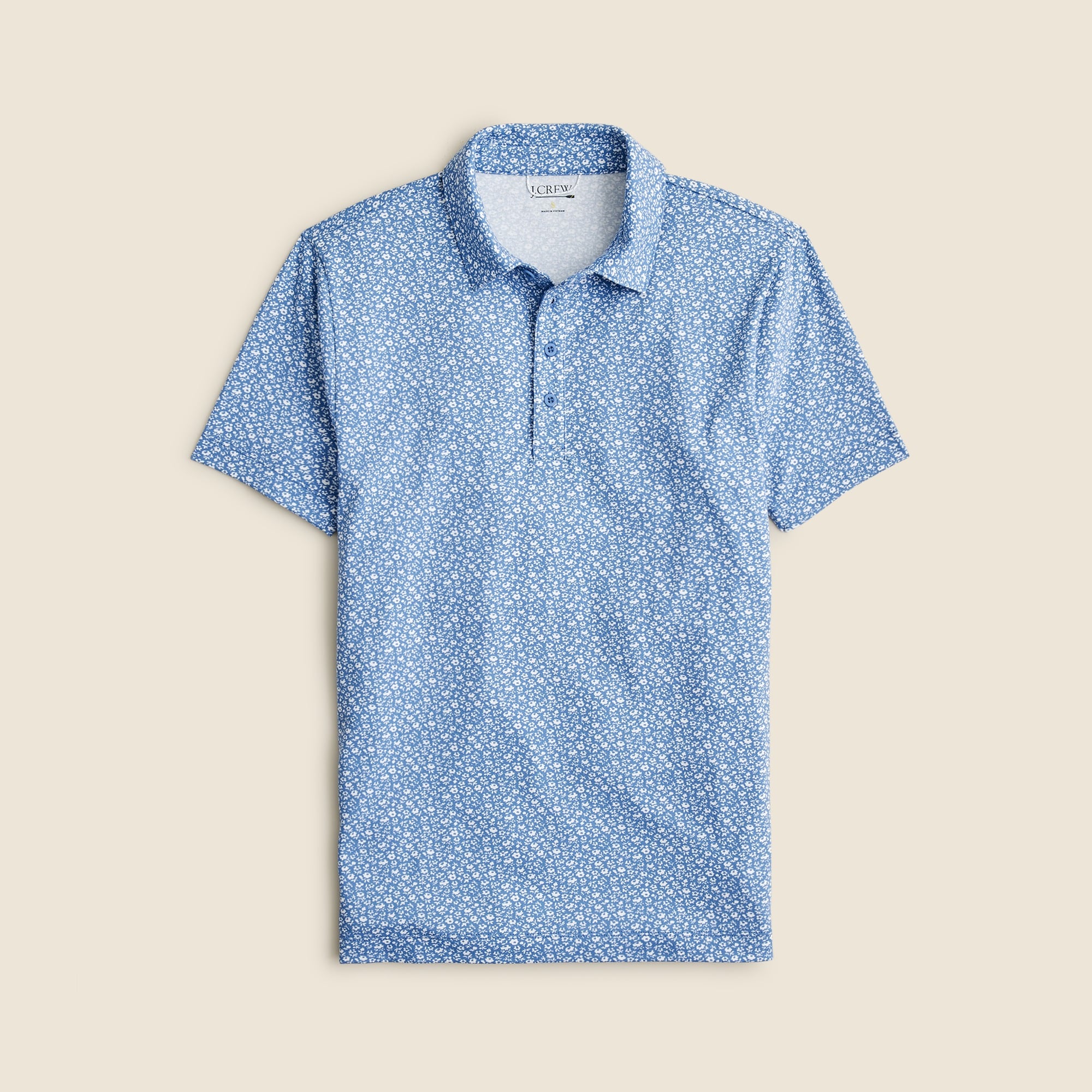 mens Performance polo shirt with COOLMAX&reg; in print