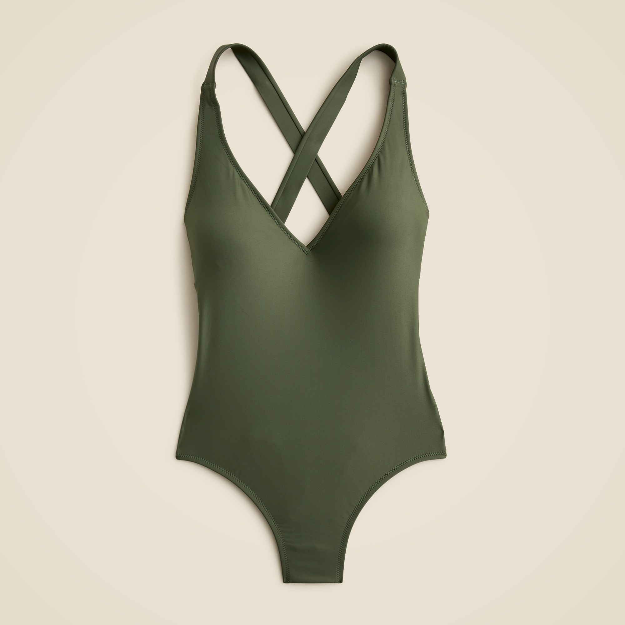  High-support cross-back one-piece