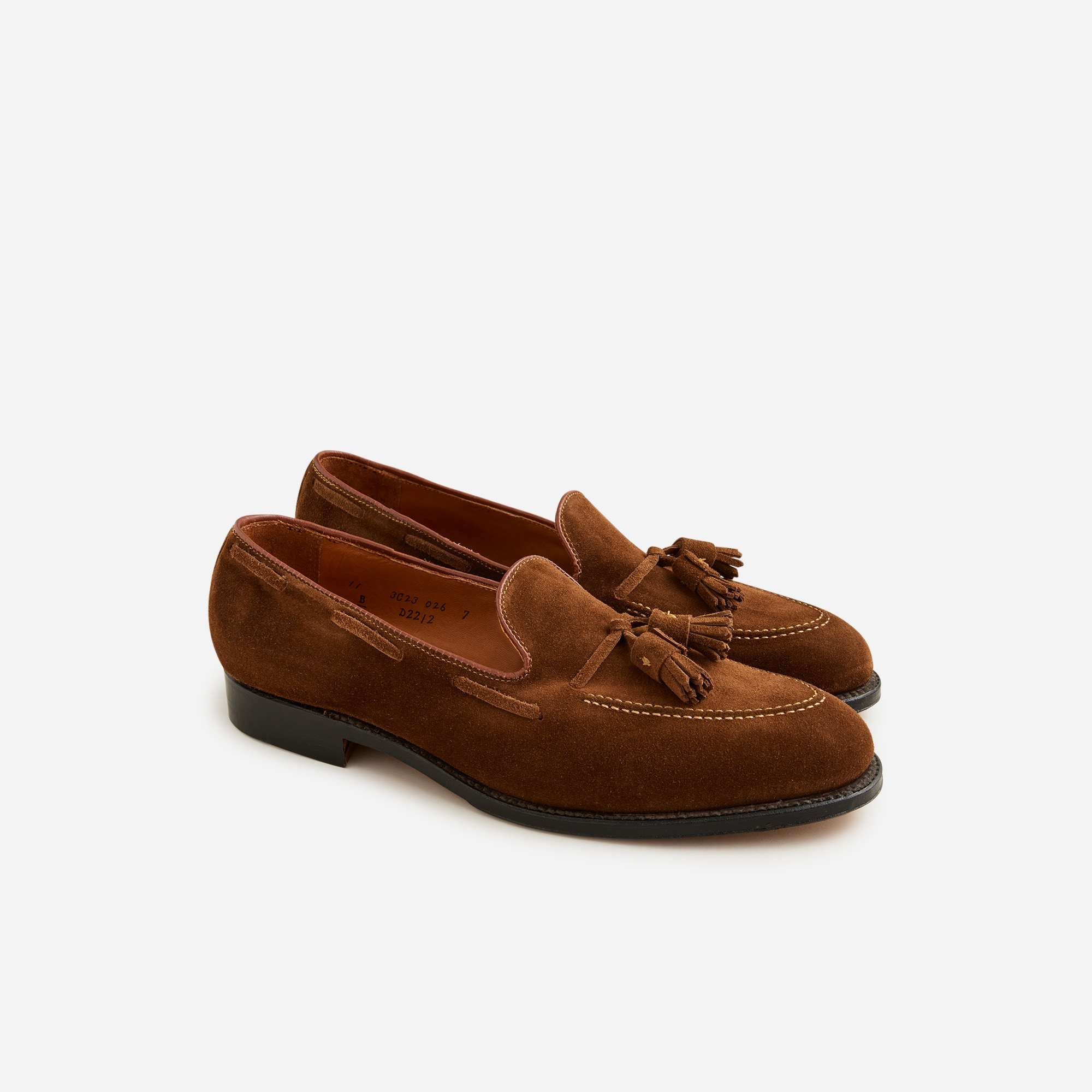 Alden® for J.Crew suede tassel loafers