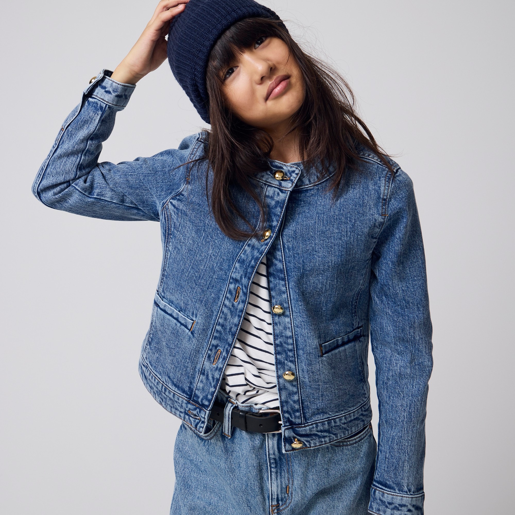 girls Girls' Louisa lady jacket in denim