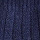 Ribbed pom-pom beanie in Supersoft yarn NAVY