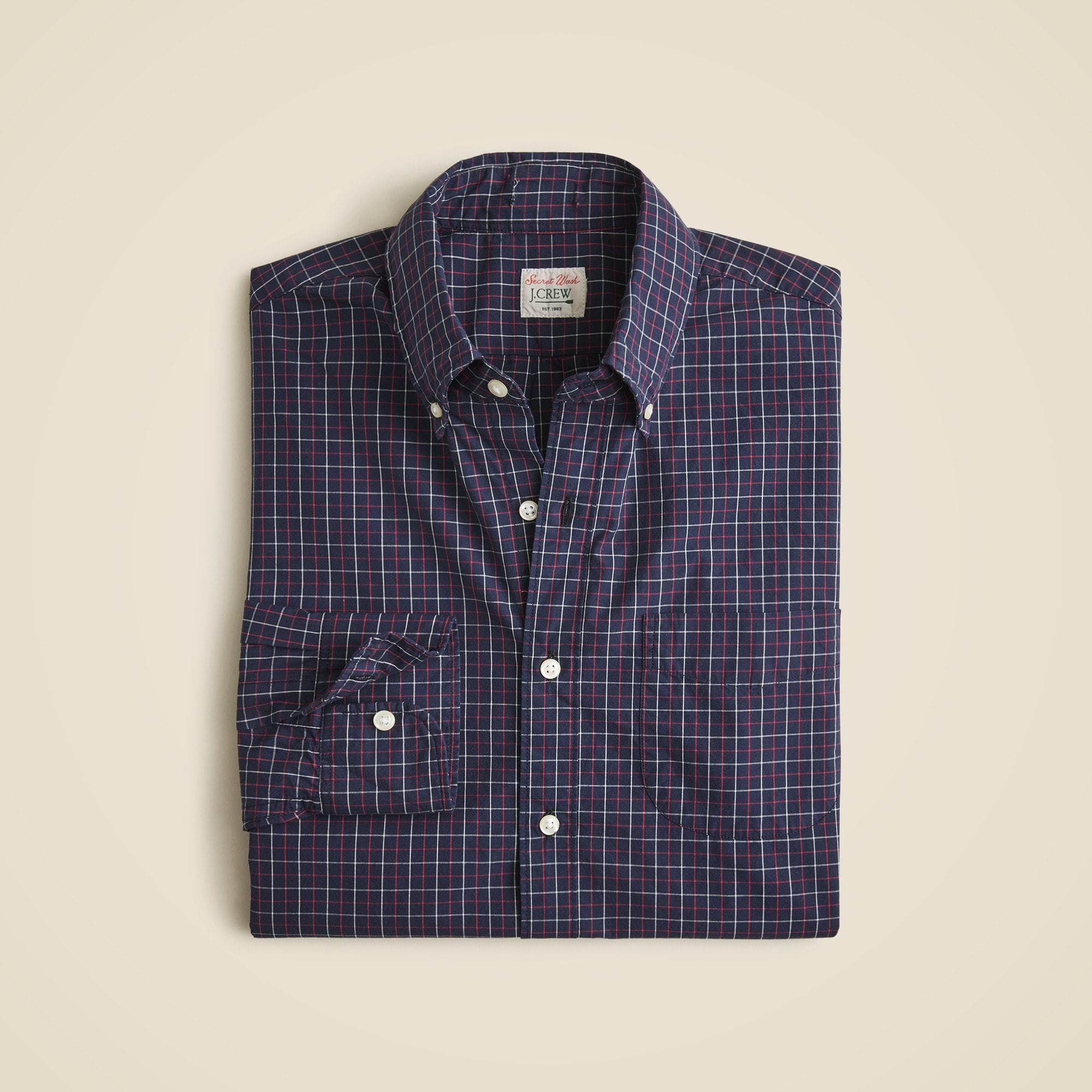  Secret Wash cotton poplin shirt