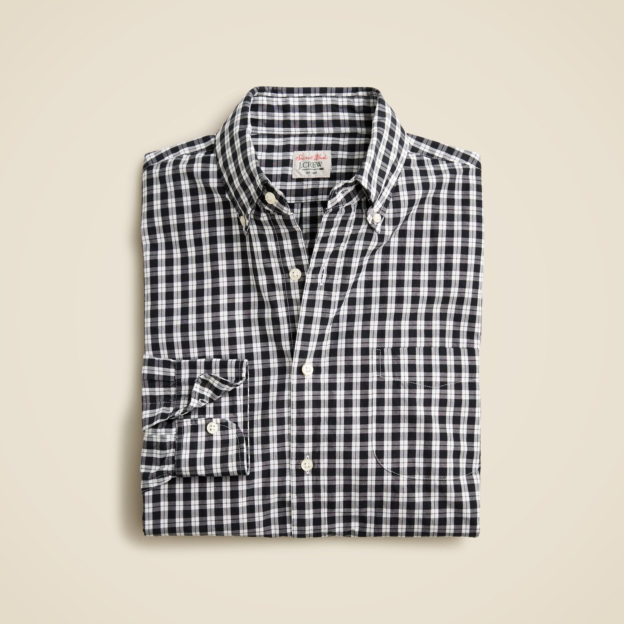  Secret Wash cotton poplin shirt