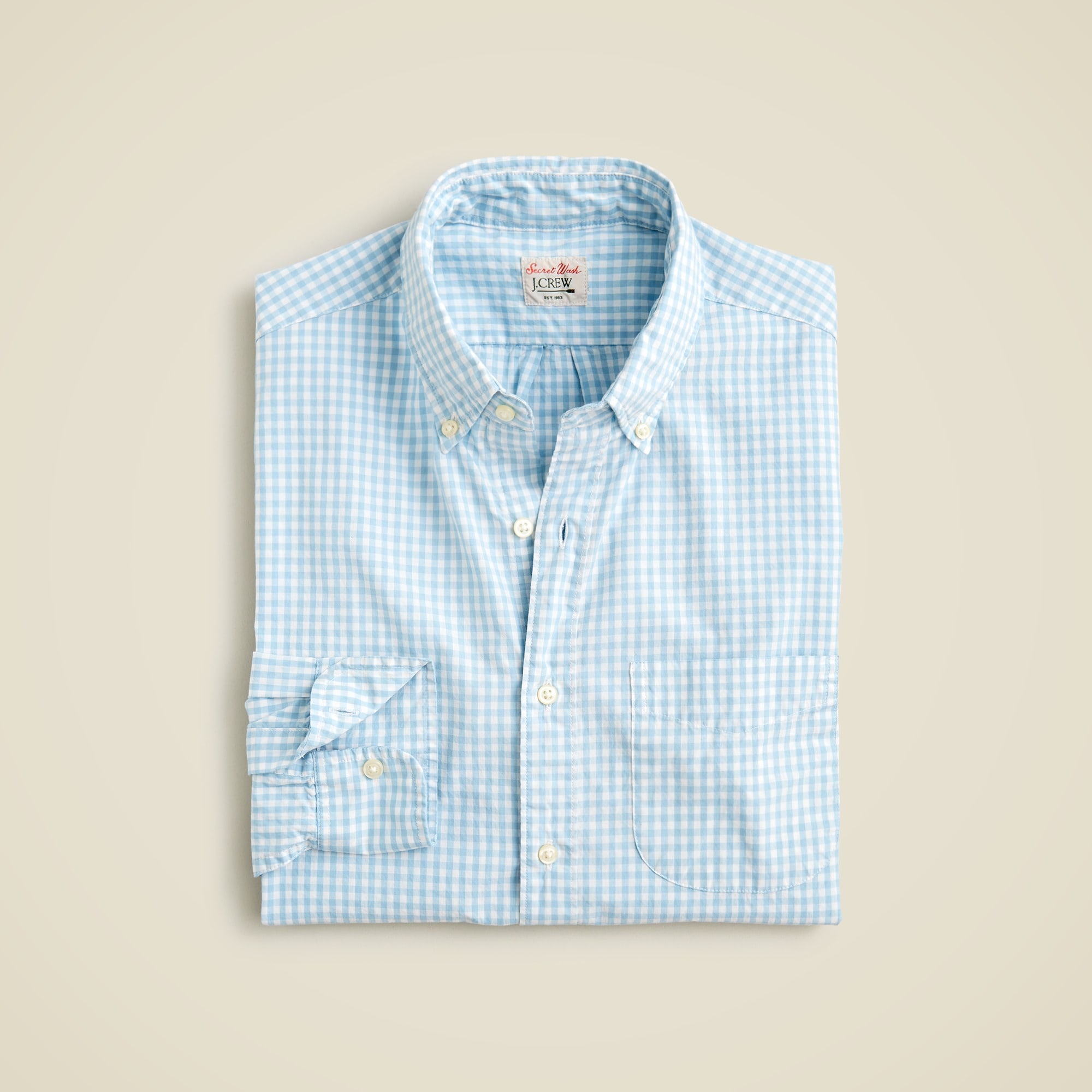  Secret Wash cotton poplin shirt