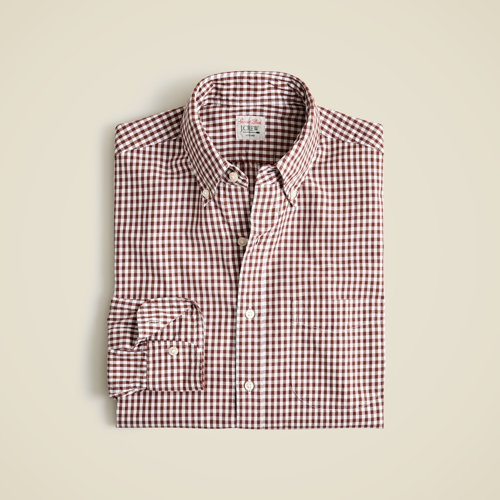  Secret Wash cotton poplin shirt