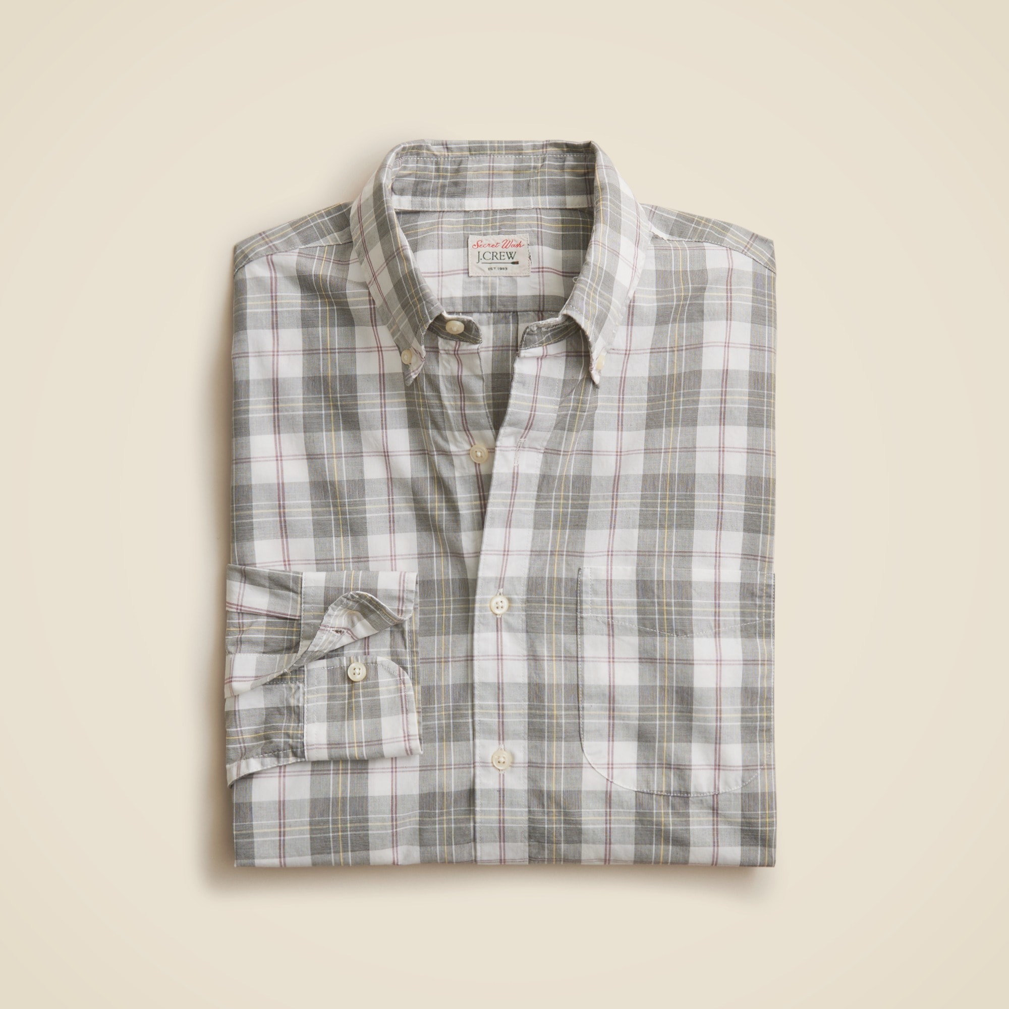  Secret Wash cotton poplin shirt