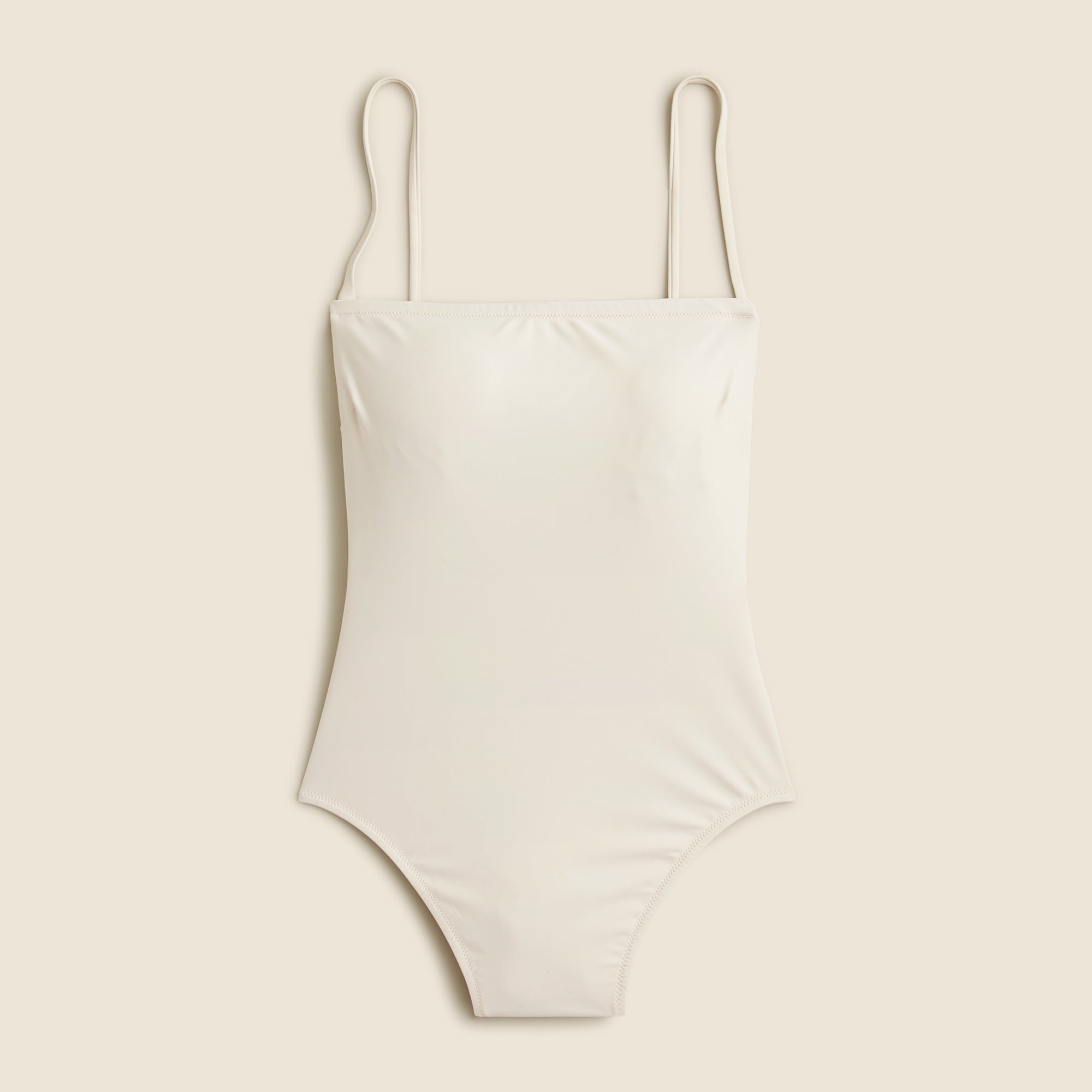  Squareneck one-piece swimsuit