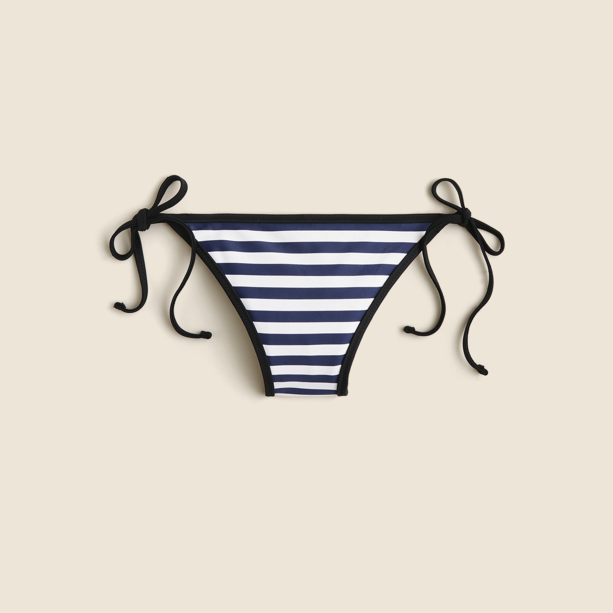  String hipster bikini bottom in contrast stripe