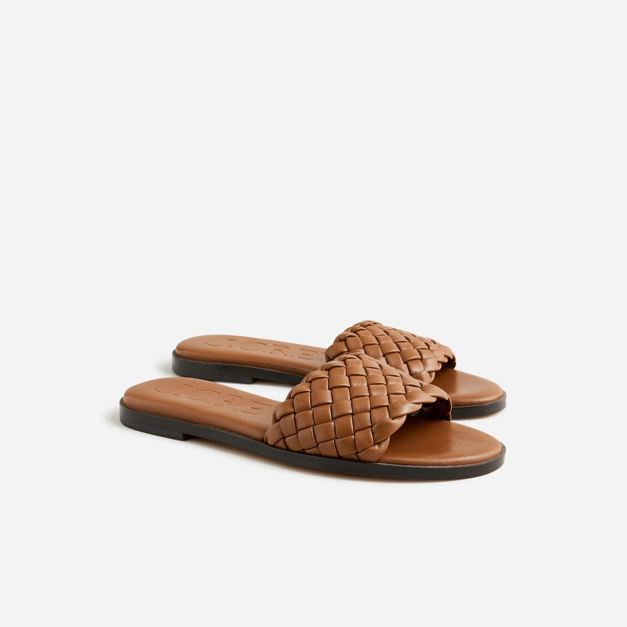  Georgina woven sandals in leather