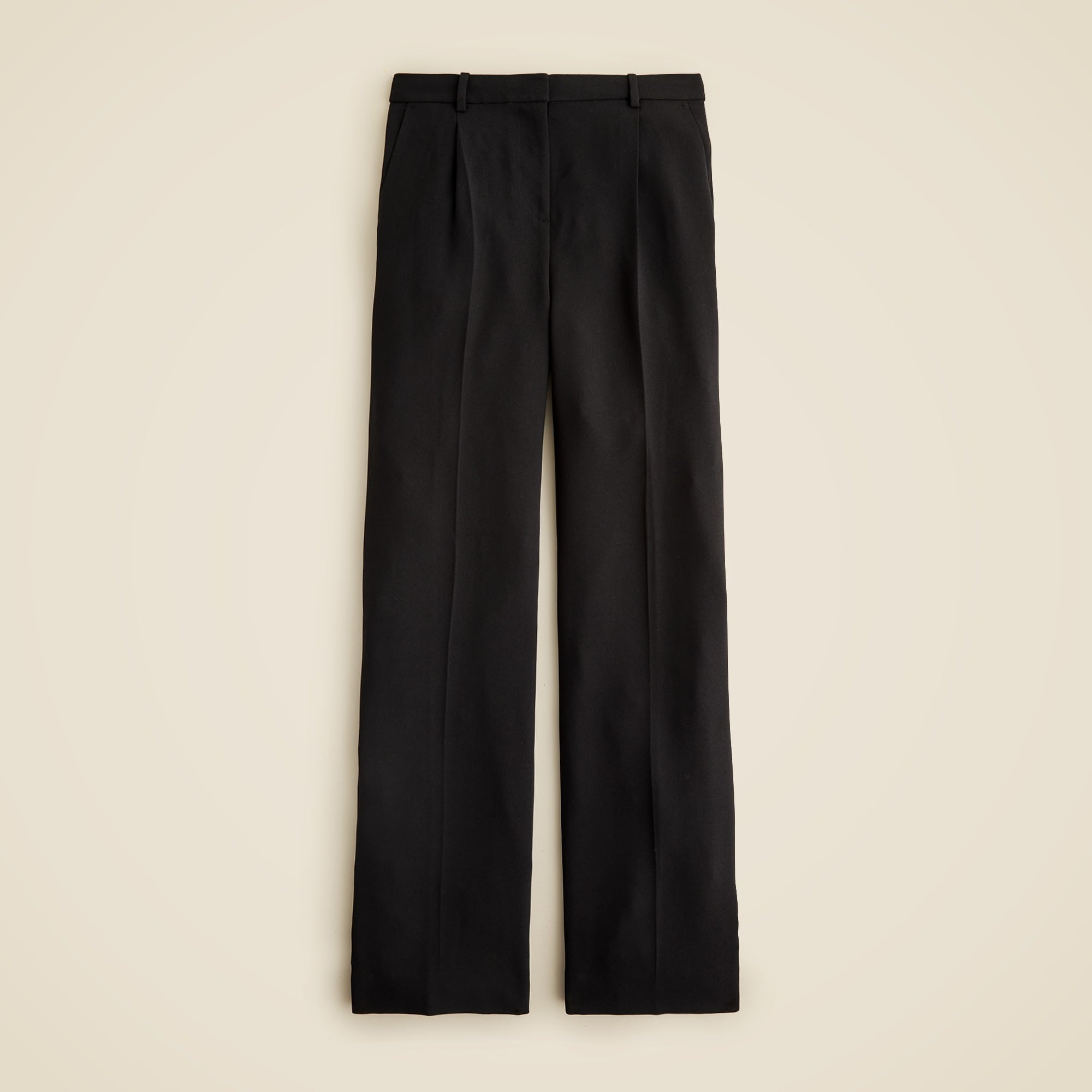  Wide-leg essential pant in city crepe