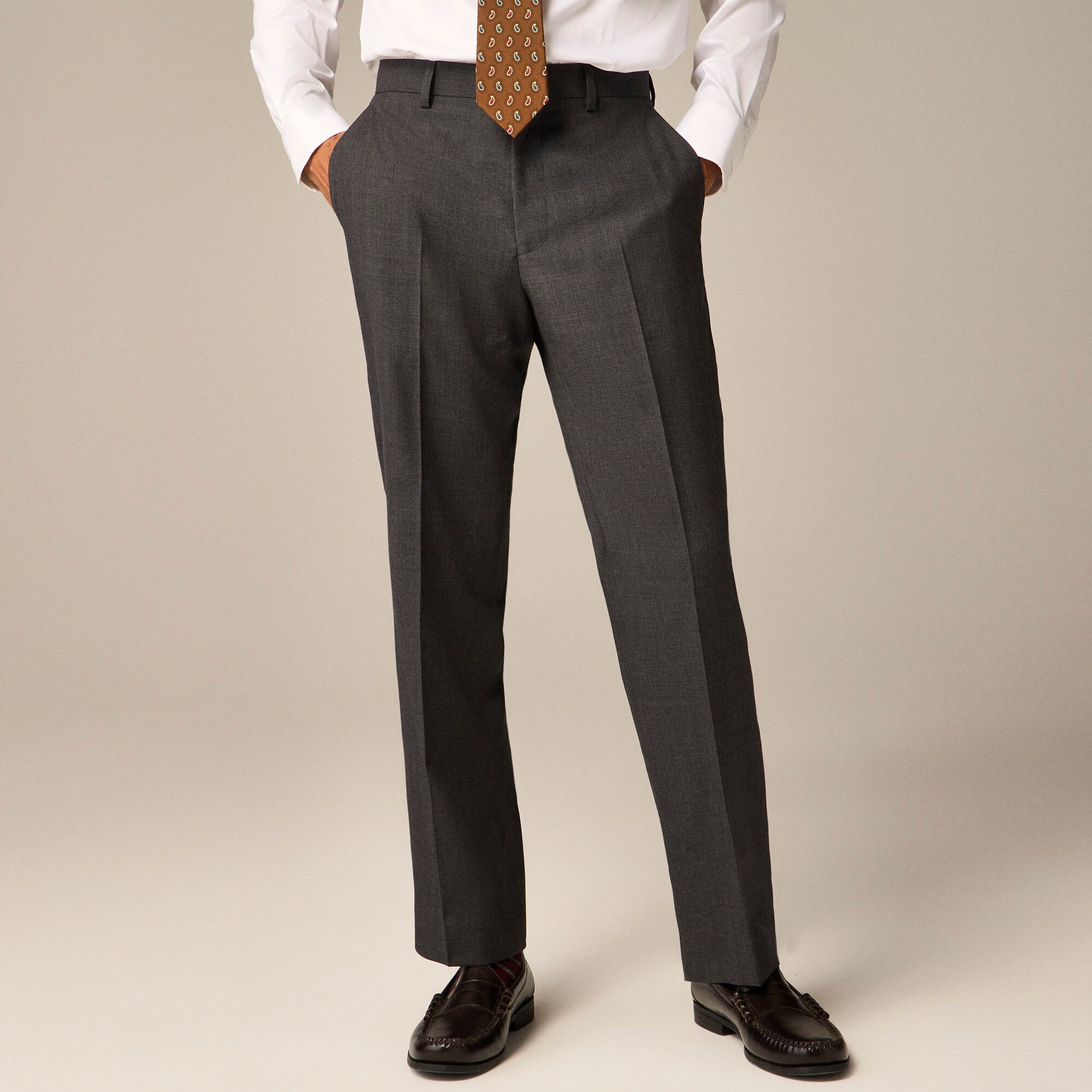 mens Crosby Classic-fit suit pant in Italian worsted wool