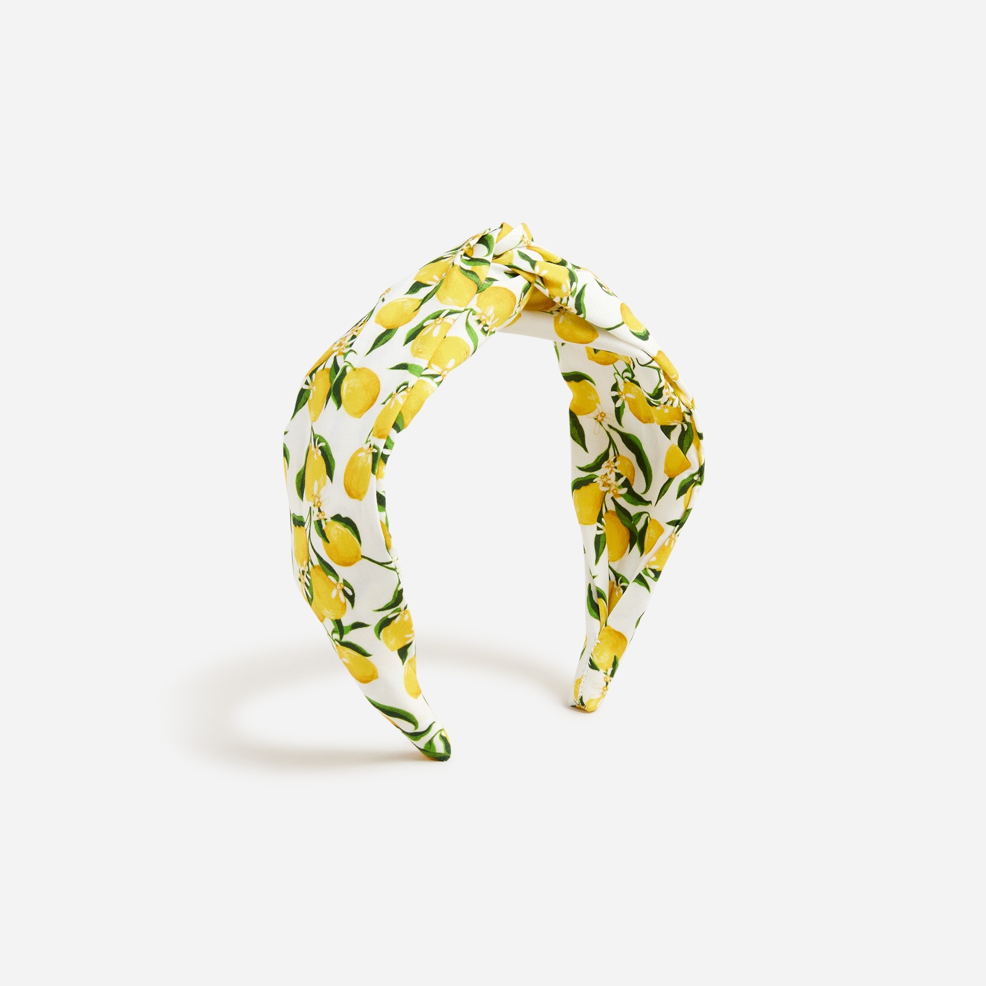 girls Girls' knotted headband in lemonade print