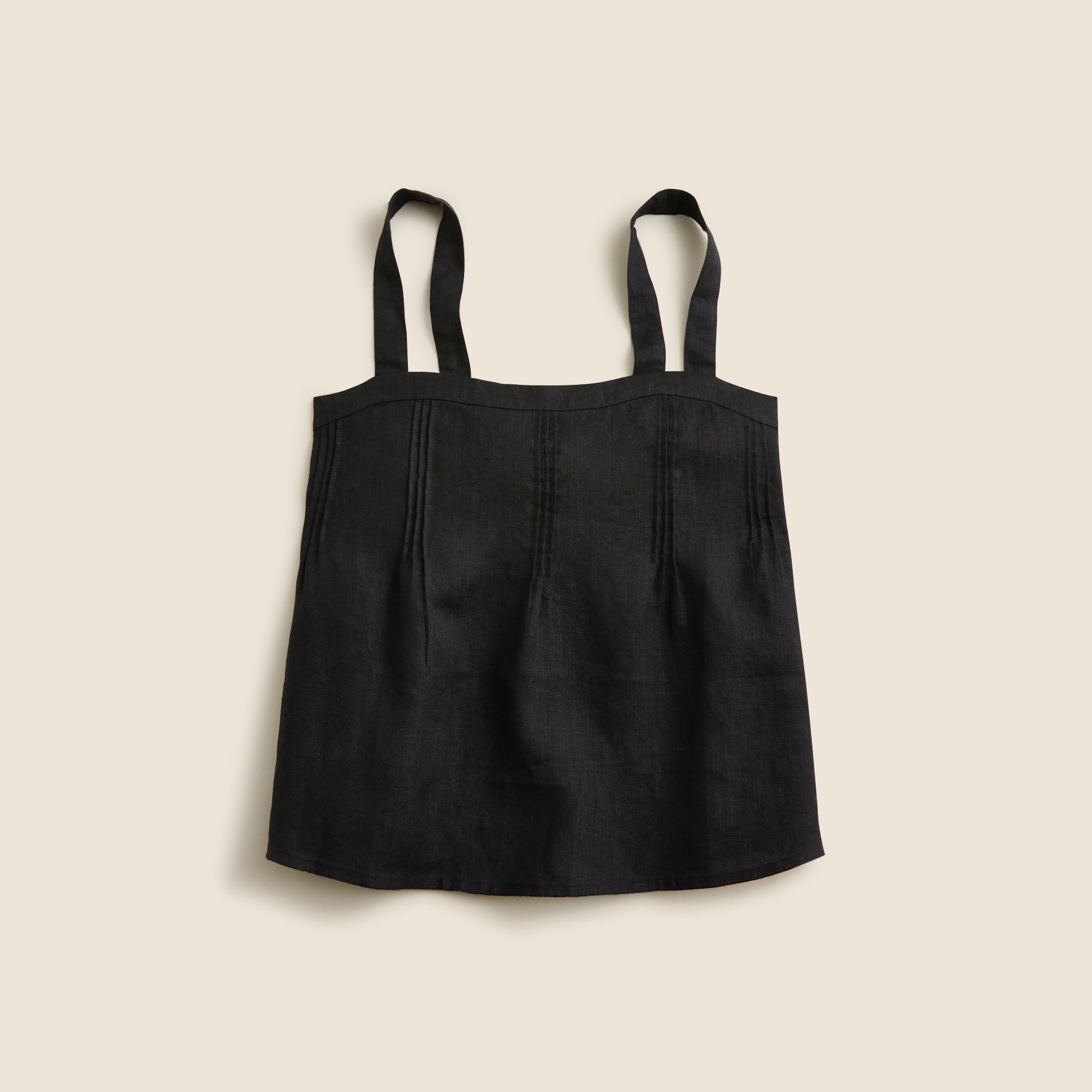  Bow-back linen top