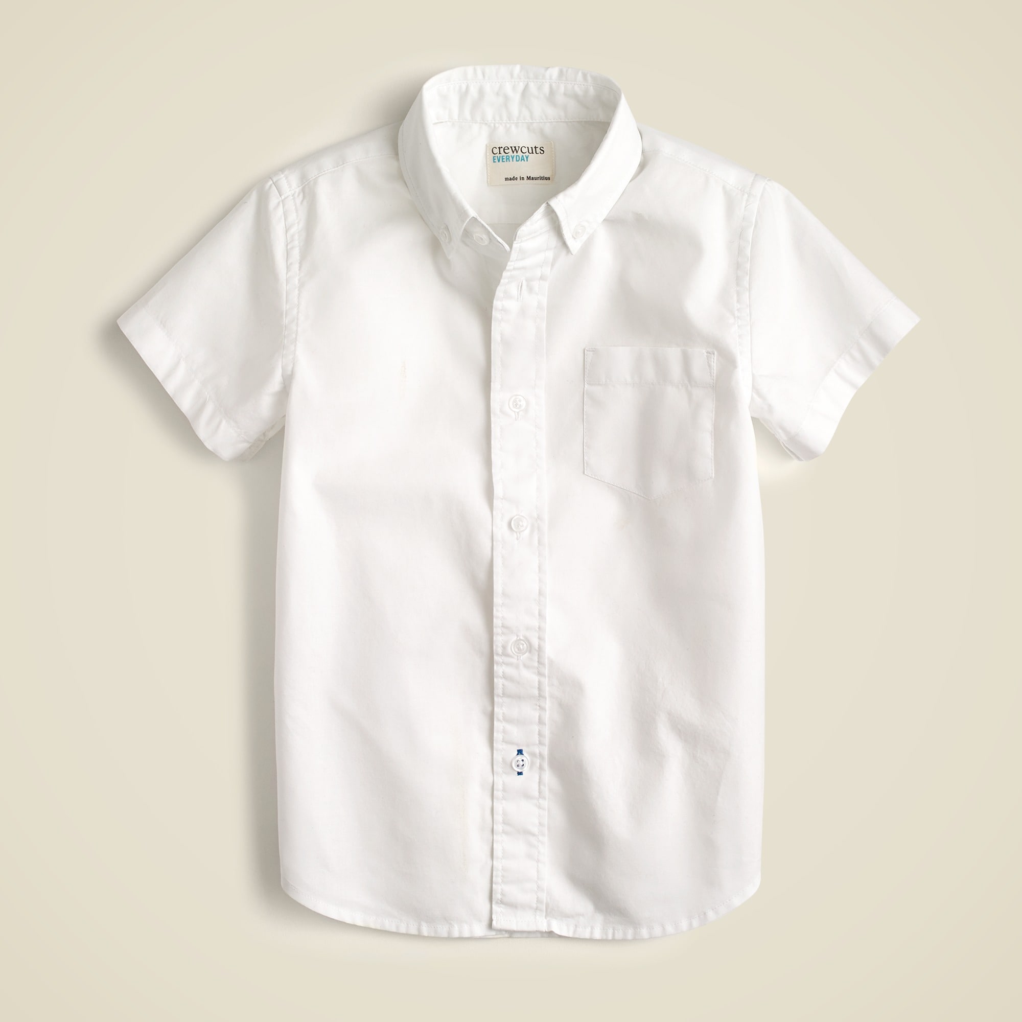 boys Kids' short-sleeve stretch poplin button-down