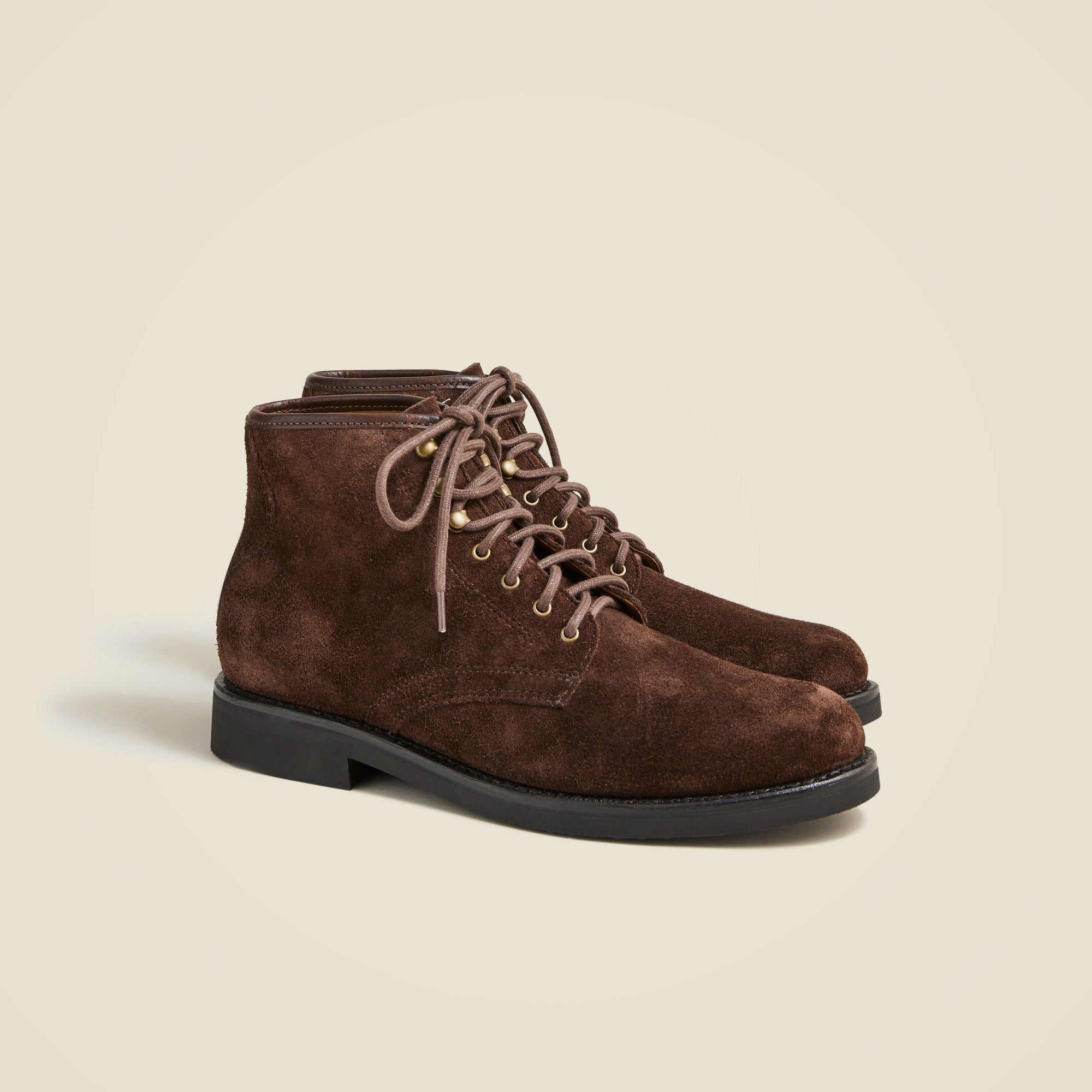 mens Field boots in suede