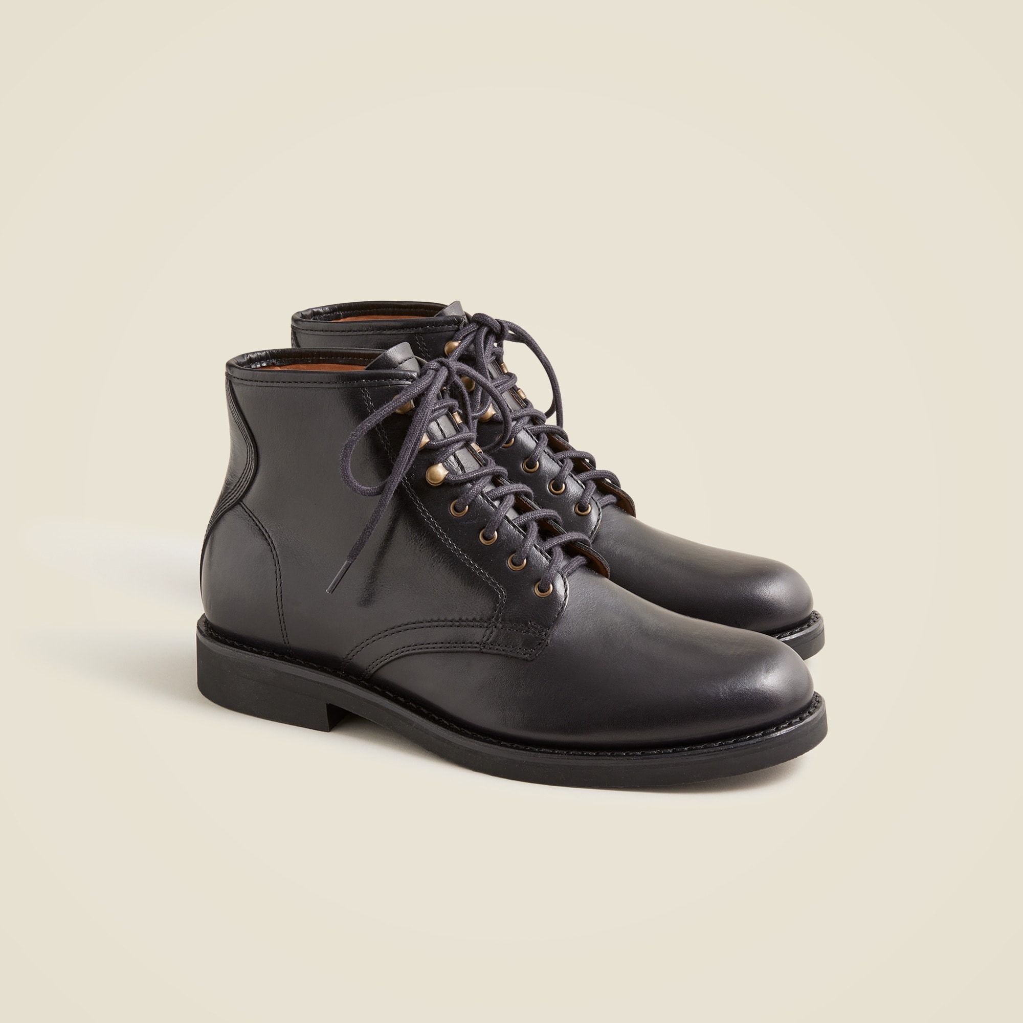 mens Field boots in English leather