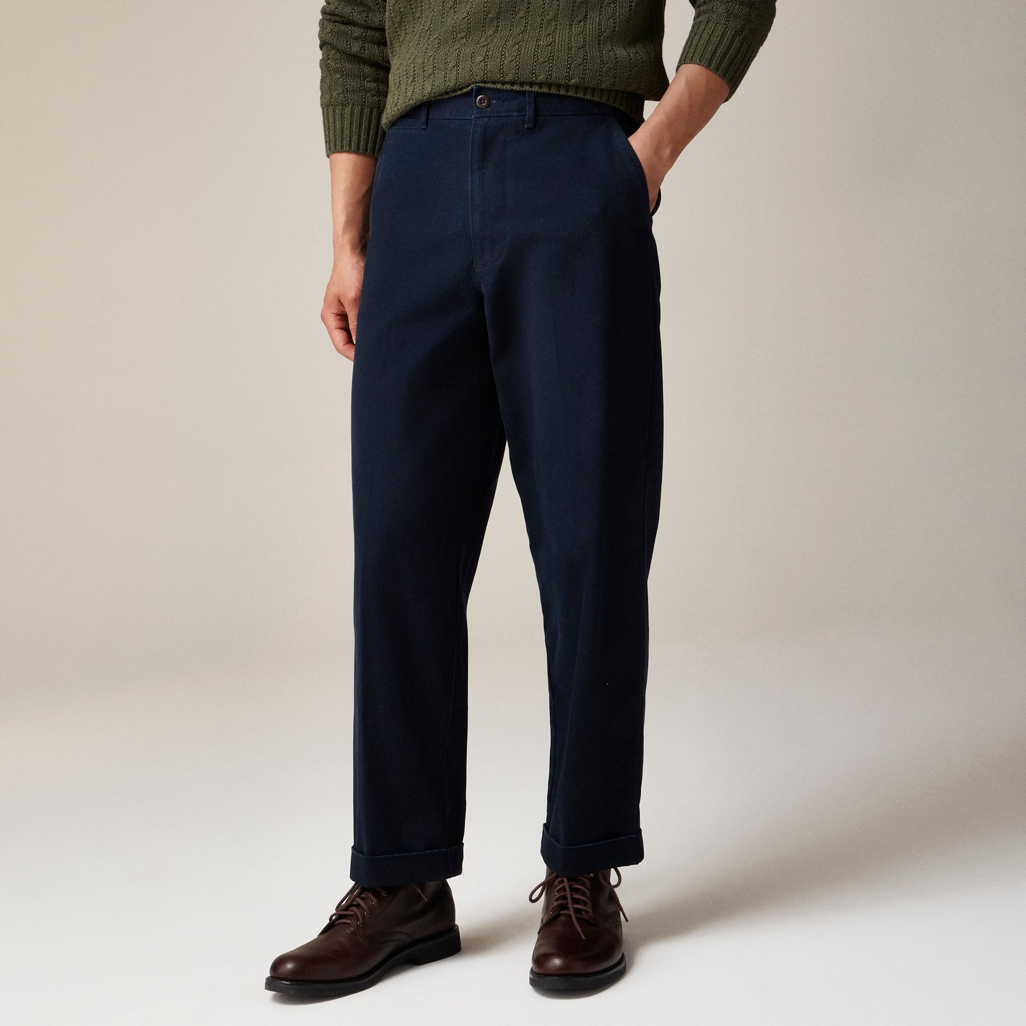 mens Duck canvas creased work pant