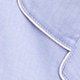 Pajama set in cotton herringbone FRENCH BLUE