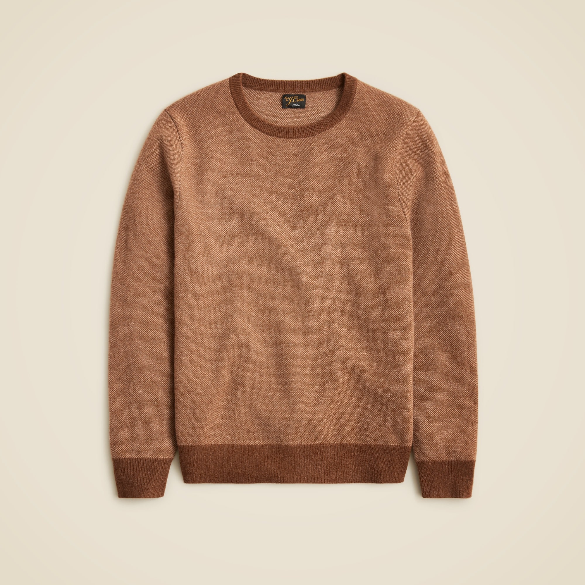 mens Cashmere sweater in bird's-eye