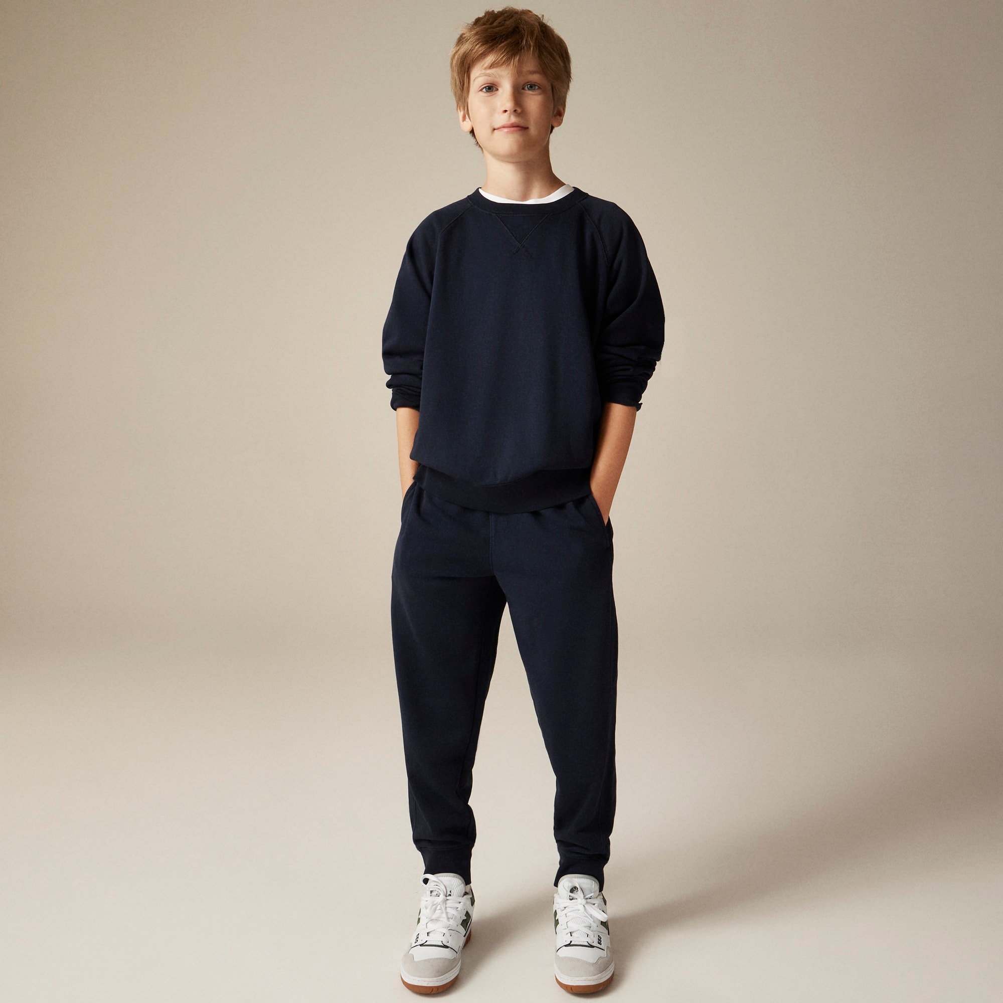 girls Kids' garment-dyed slim-slouchy jogger pant in terry