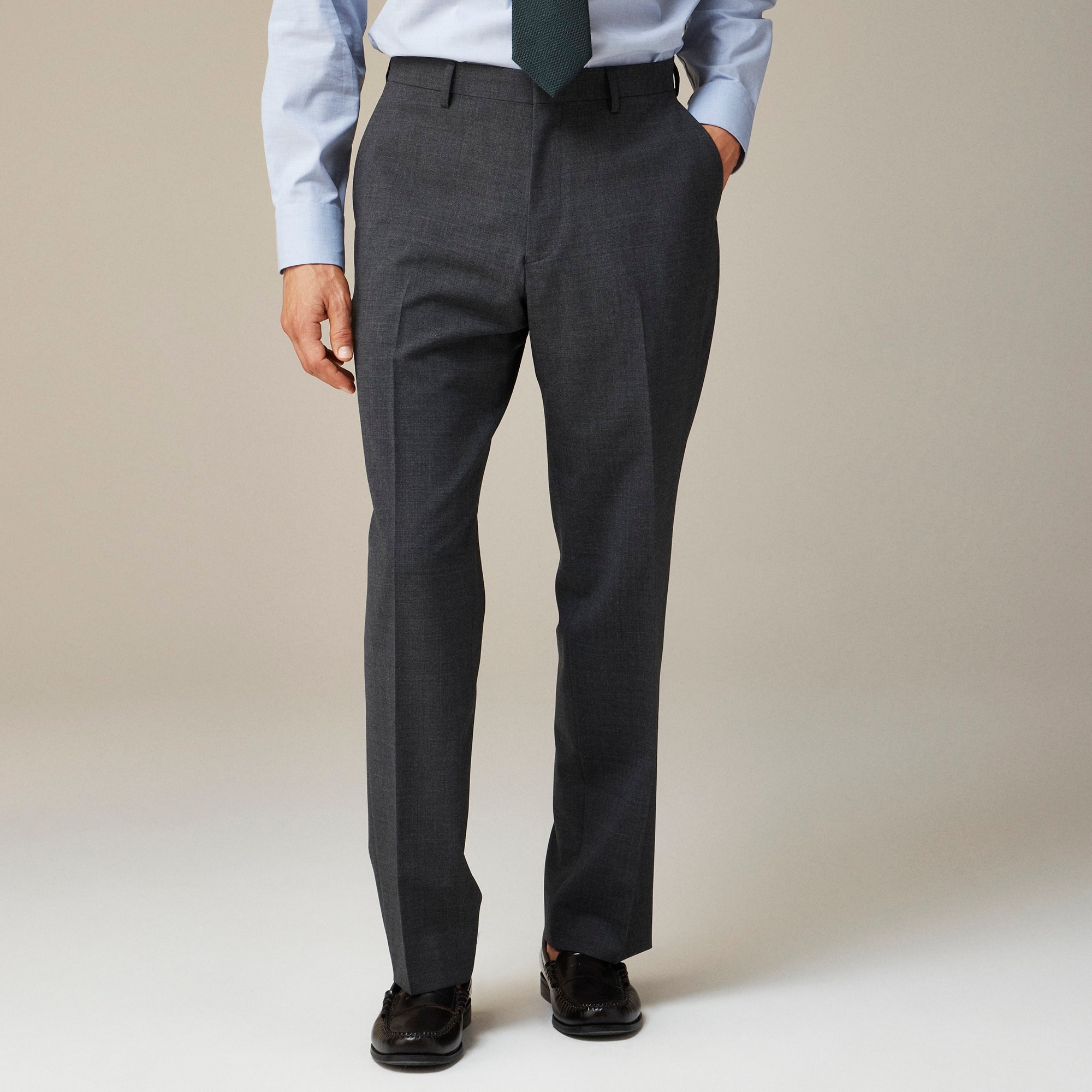 mens Crosby Traveler Classic-fit suit pant in Italian stretch wool blend