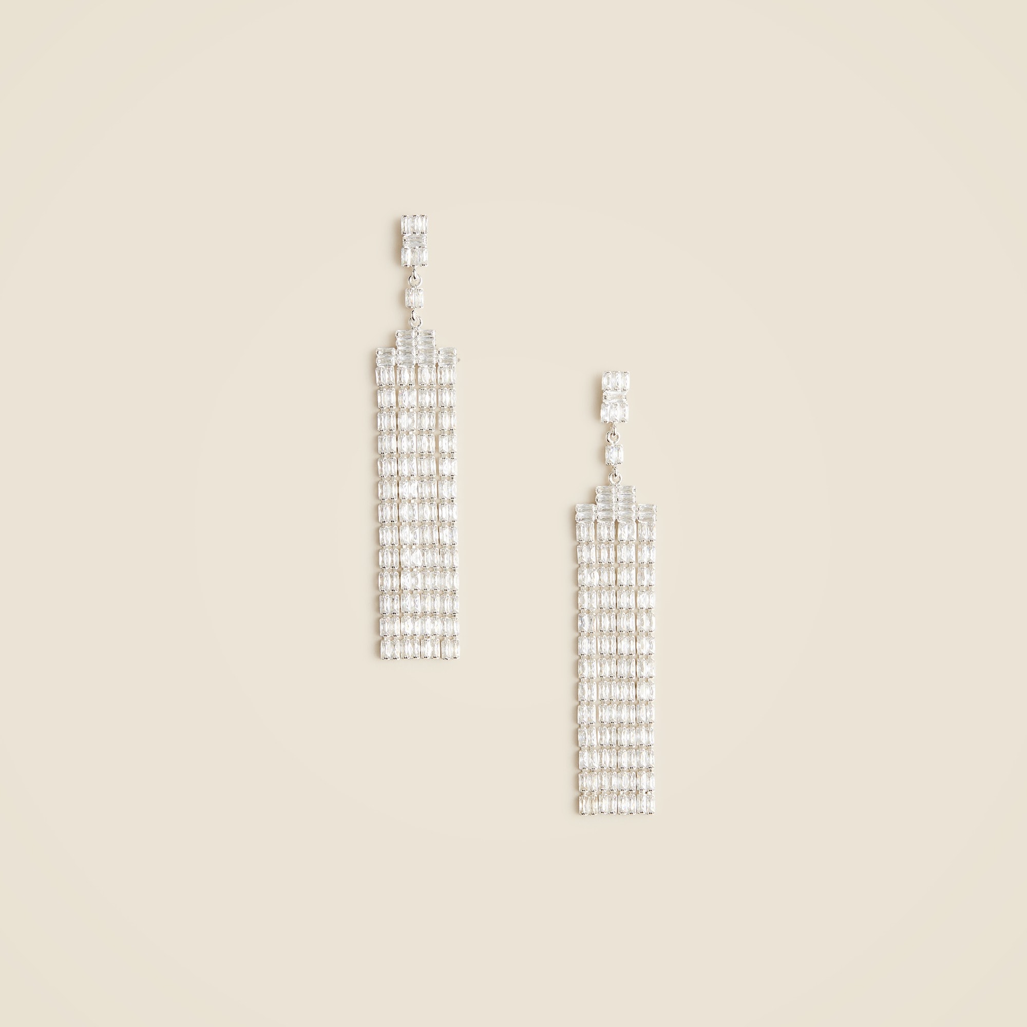 womens Crystal chandelier earrings