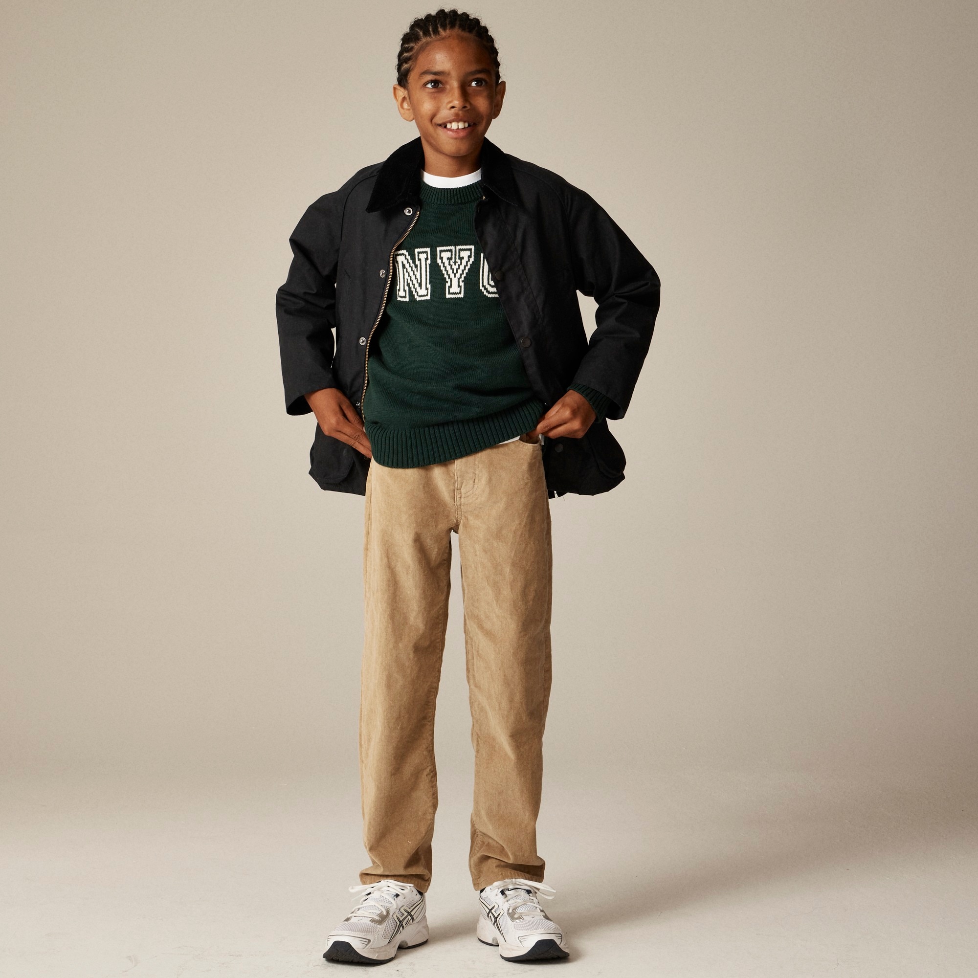  Kids' classic-fit stretch corduroy pant