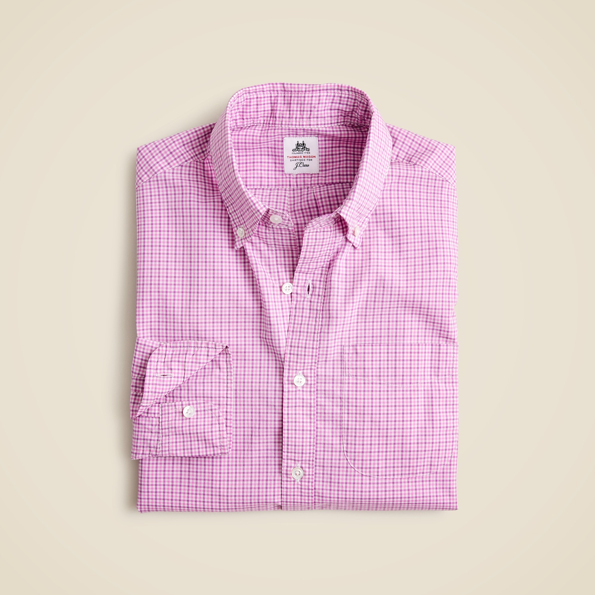 mens Thomas Mason&reg; for J.Crew washed poplin shirt