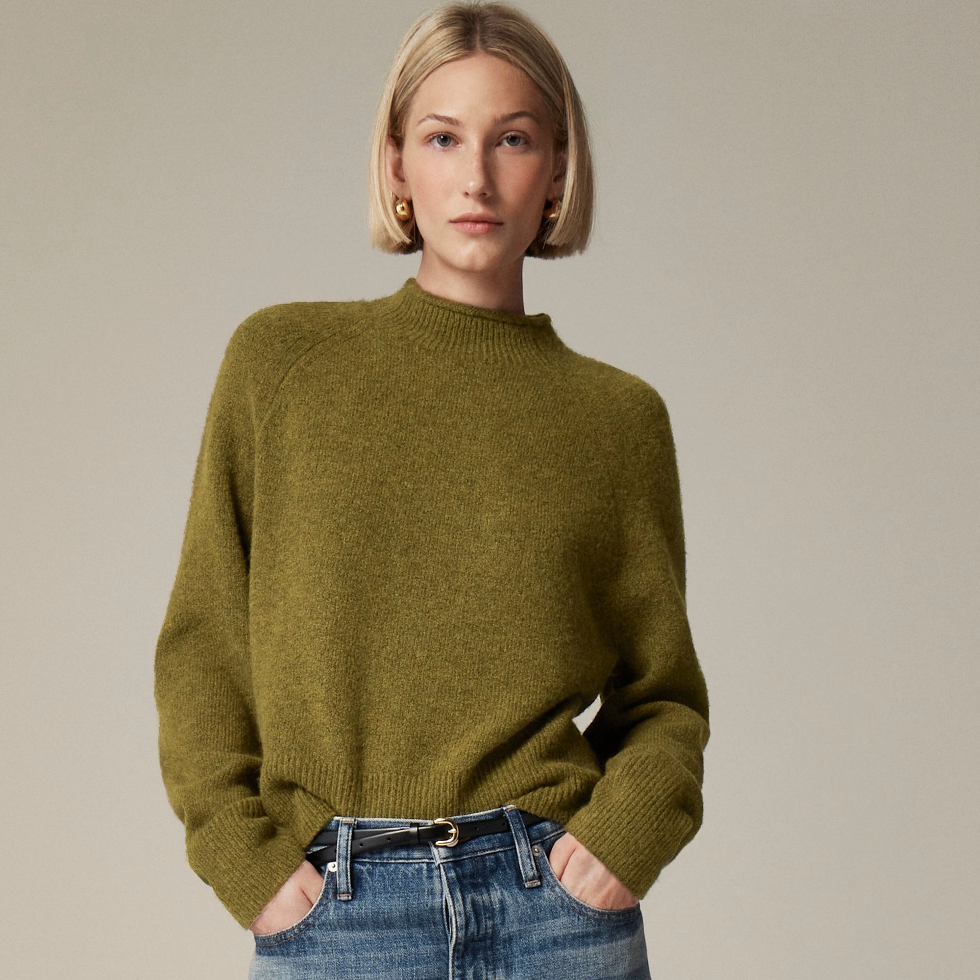  Rollneck&trade; sweater in Supersoft yarn