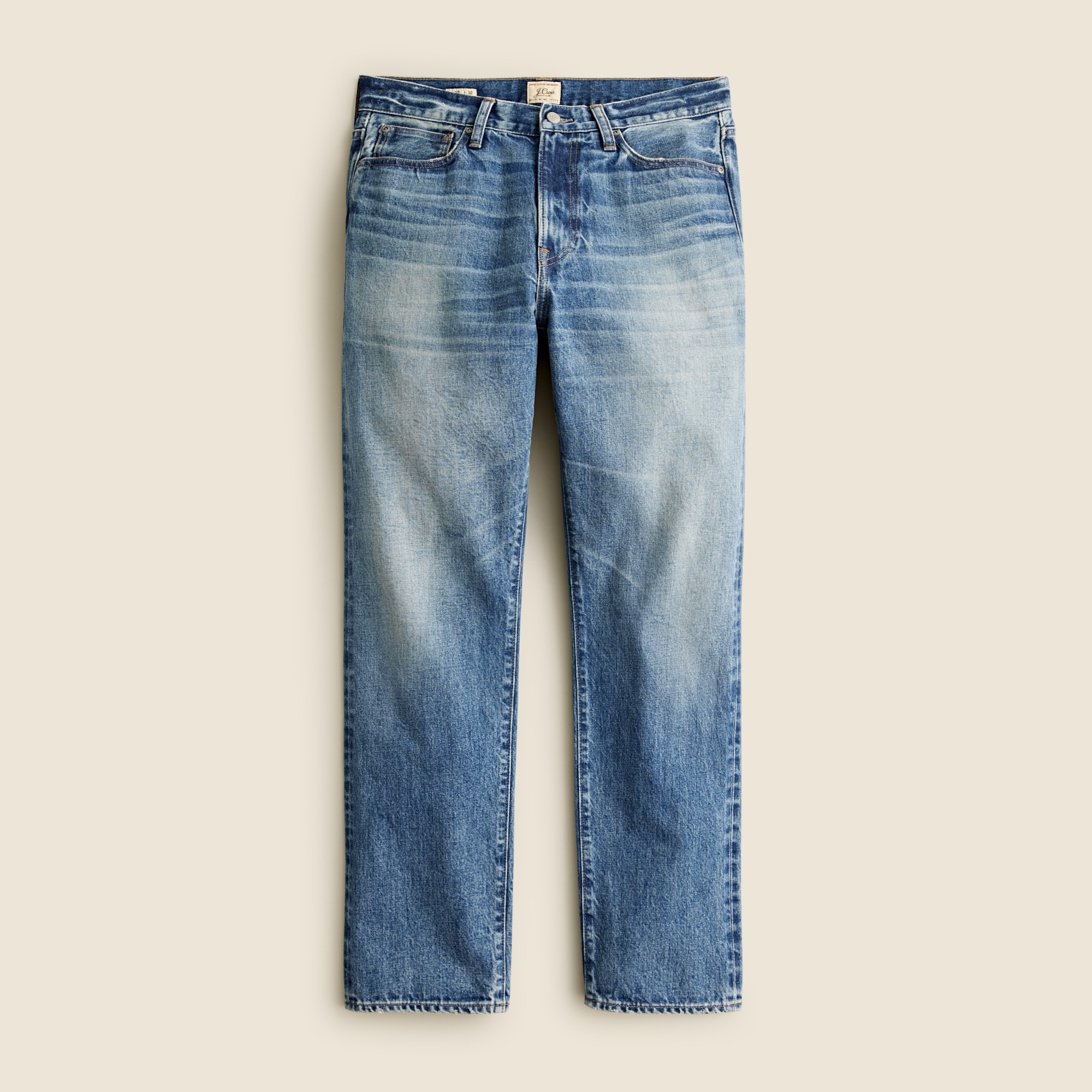 mens Classic jean in vintage medium wash Japanese selvedge denim