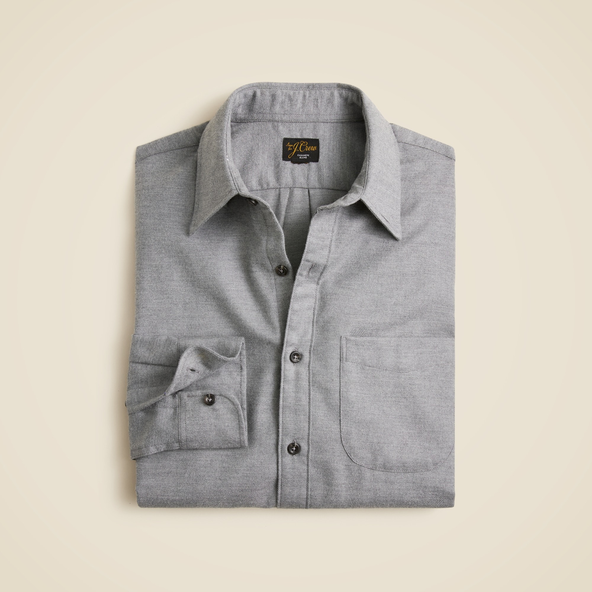 mens Cotton-cashmere blend shirt