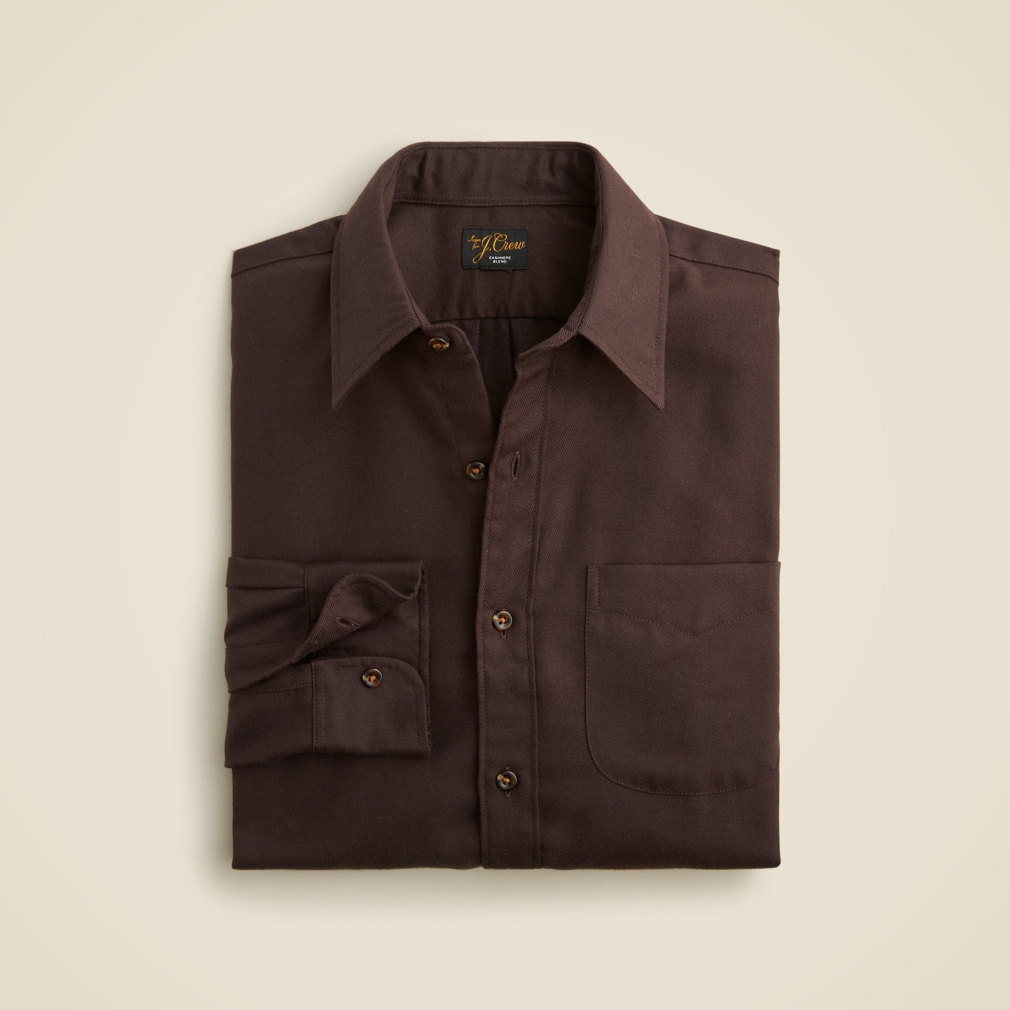 Cotton-cashmere blend shirt