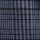 Cotton-cashmere blend shirt in check HUGH PLAID GREY BLUE